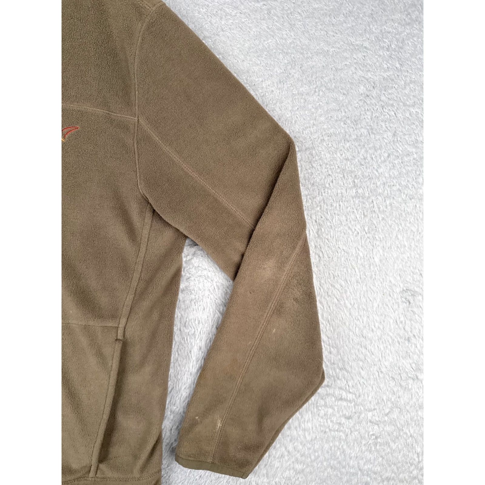 Vintage Greg Norman Jacket Men Small Beige Full Zip Hoodie Polyester Fleece Golf Golfer Size US S / EU 44-46 / 1 - 2 Thumbnail