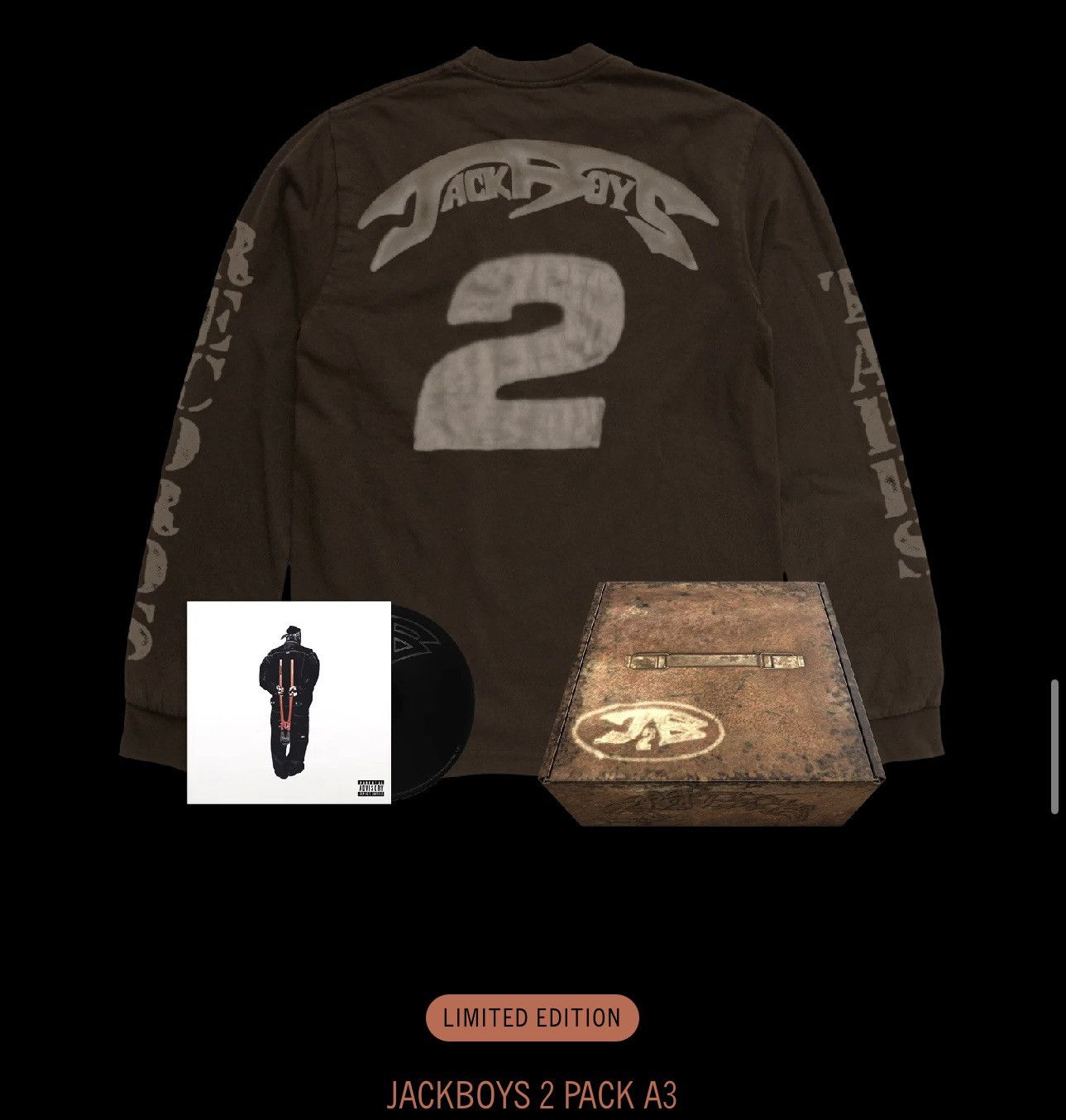 Travis Scott JACKBOYS 2 PACK A3 Size US XL / EU 56 / 4 - 5 Thumbnail