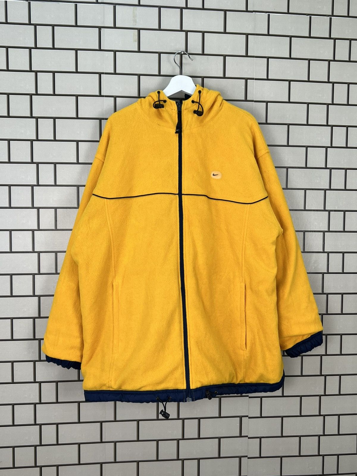 Nike Vintage Nike Hooded Reversible Jacket Size US L / EU 52-54 / 3 - 15 Thumbnail