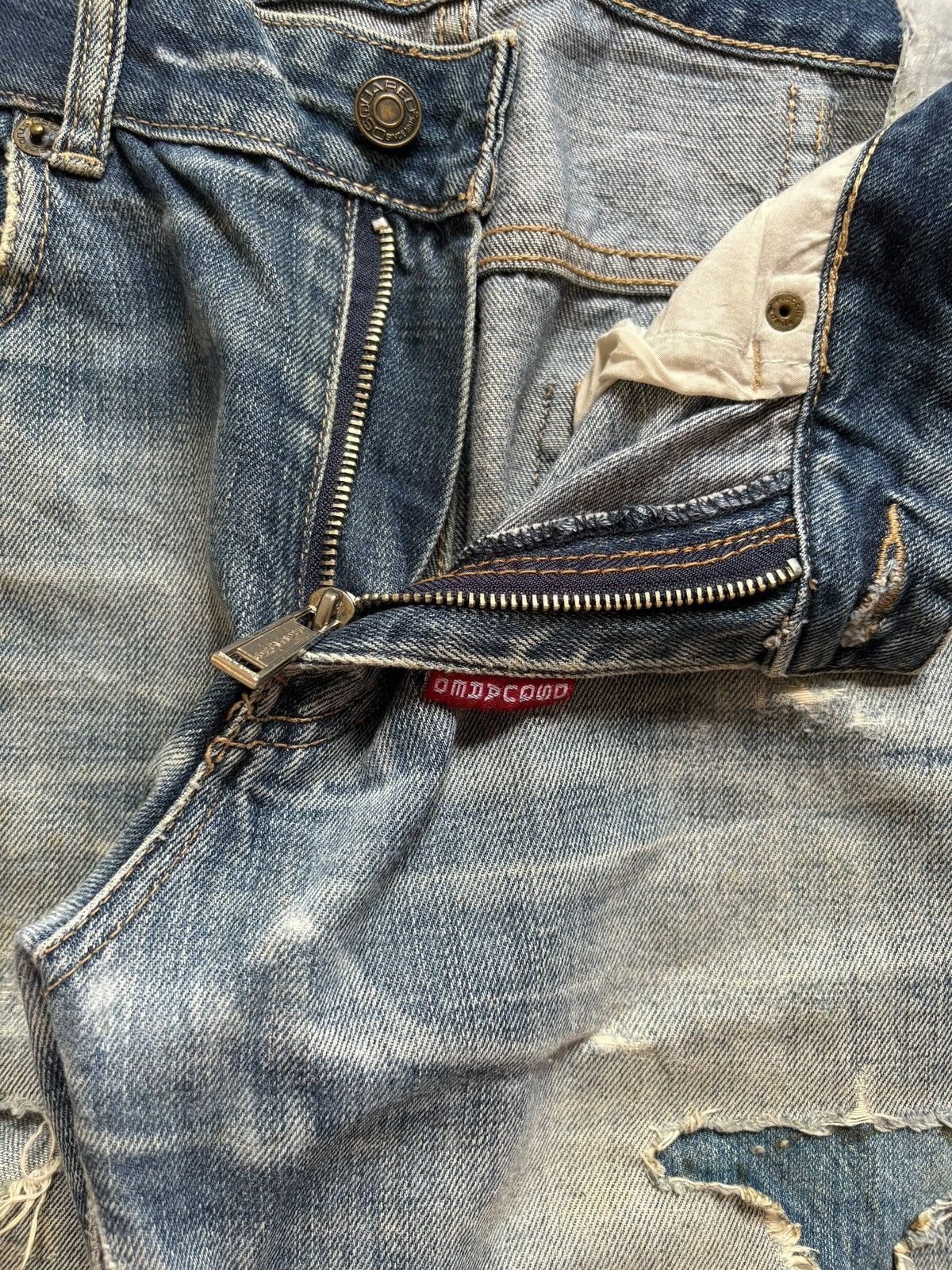 Dsquared2 Vintage Dsquared Mud Wash Distressed Loose Jeans Size US 33 - 9 Thumbnail