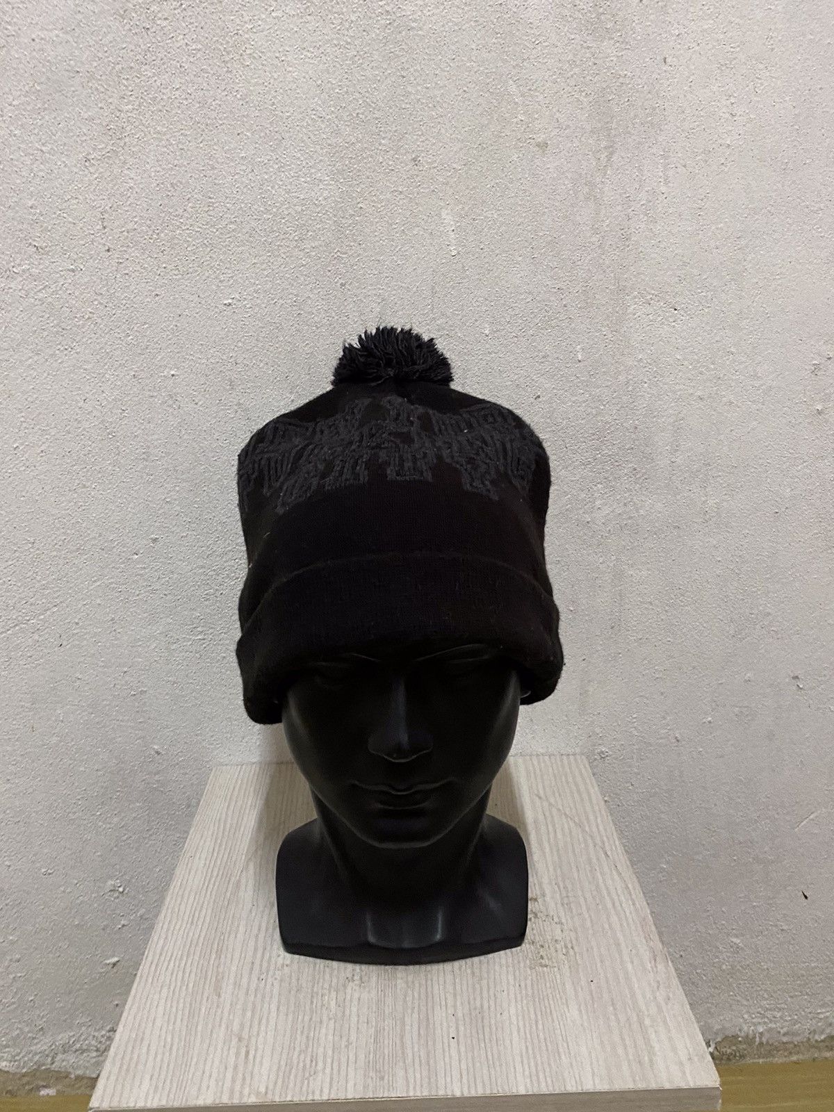 Vintage Made In USA Bobble Beanie Hat Size ONE SIZE - 2 Thumbnail