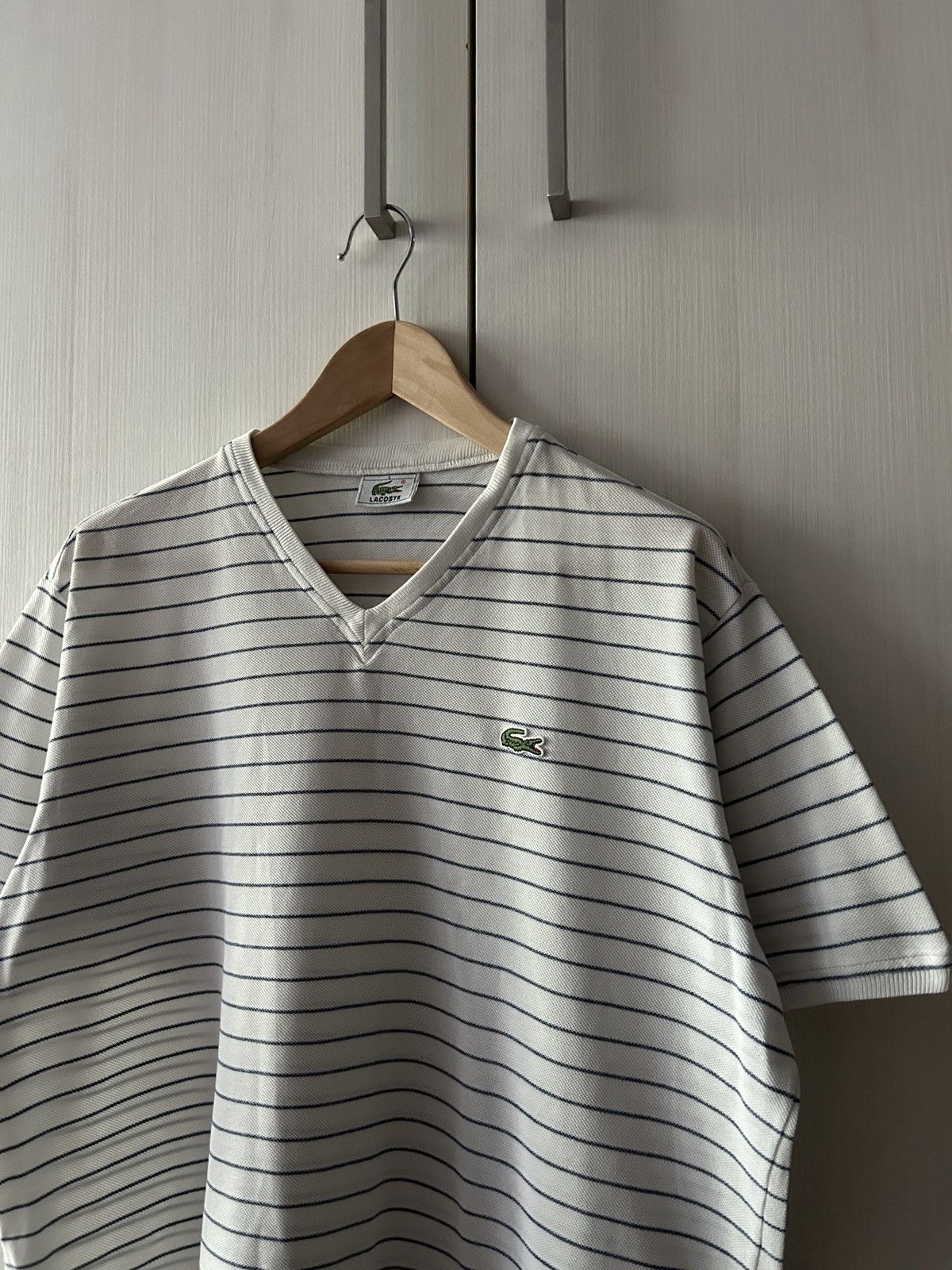 Lacoste × Vintage Vintage Lacoste tennis striped shirts mens Size US M / EU 48-50 / 2 - 2 Thumbnail