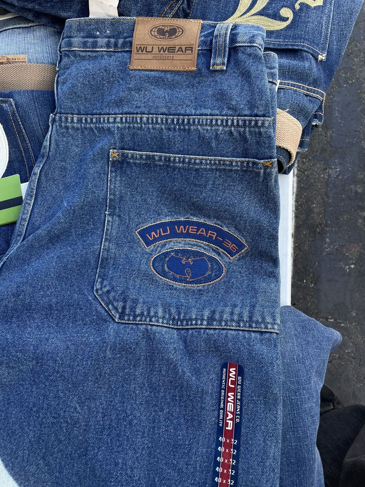 JNCO × Wu-Tang Clan Vintage Wu wear Jeans Size US 34 / EU 50 - 1 Thumbnail