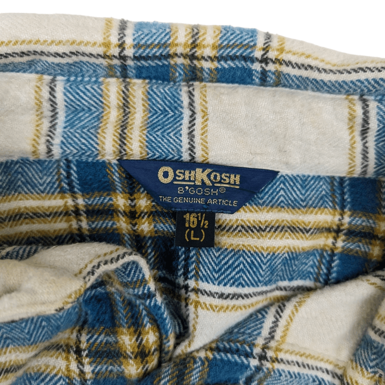 Oshkosh OSHKOSH Check Button Up Shirt Flannel Outdoor Hiking Size US L / EU 52-54 / 3 - 10 Thumbnail