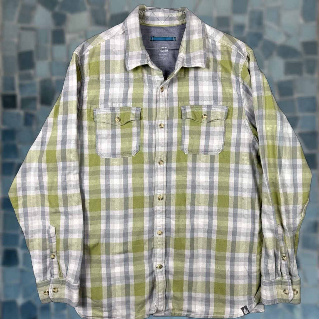 The North Face The North Face Shirt Mens XL Flannel Heavyweight Plaid Outdoor Hike Gorpcore Size US XL / EU 56 / 4 - 1 Thumbnail
