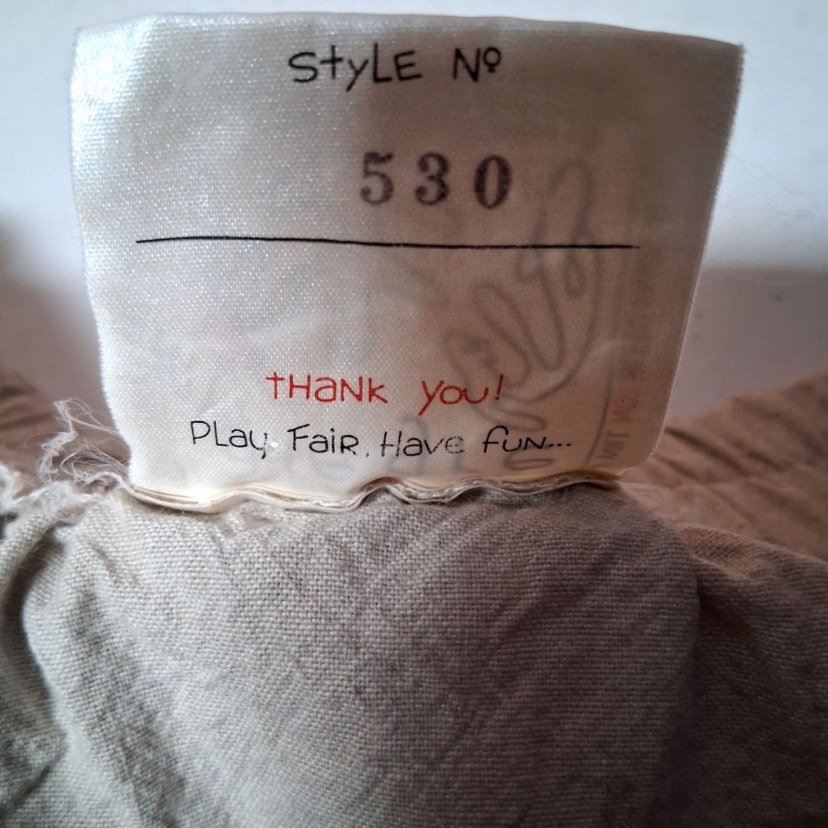 Vintage Play Alegre Skirt S Natural Hand Painted Wearable Art To Wear Lagenlook Artsy Size 28" / US 6 / IT 42 - 6 Thumbnail
