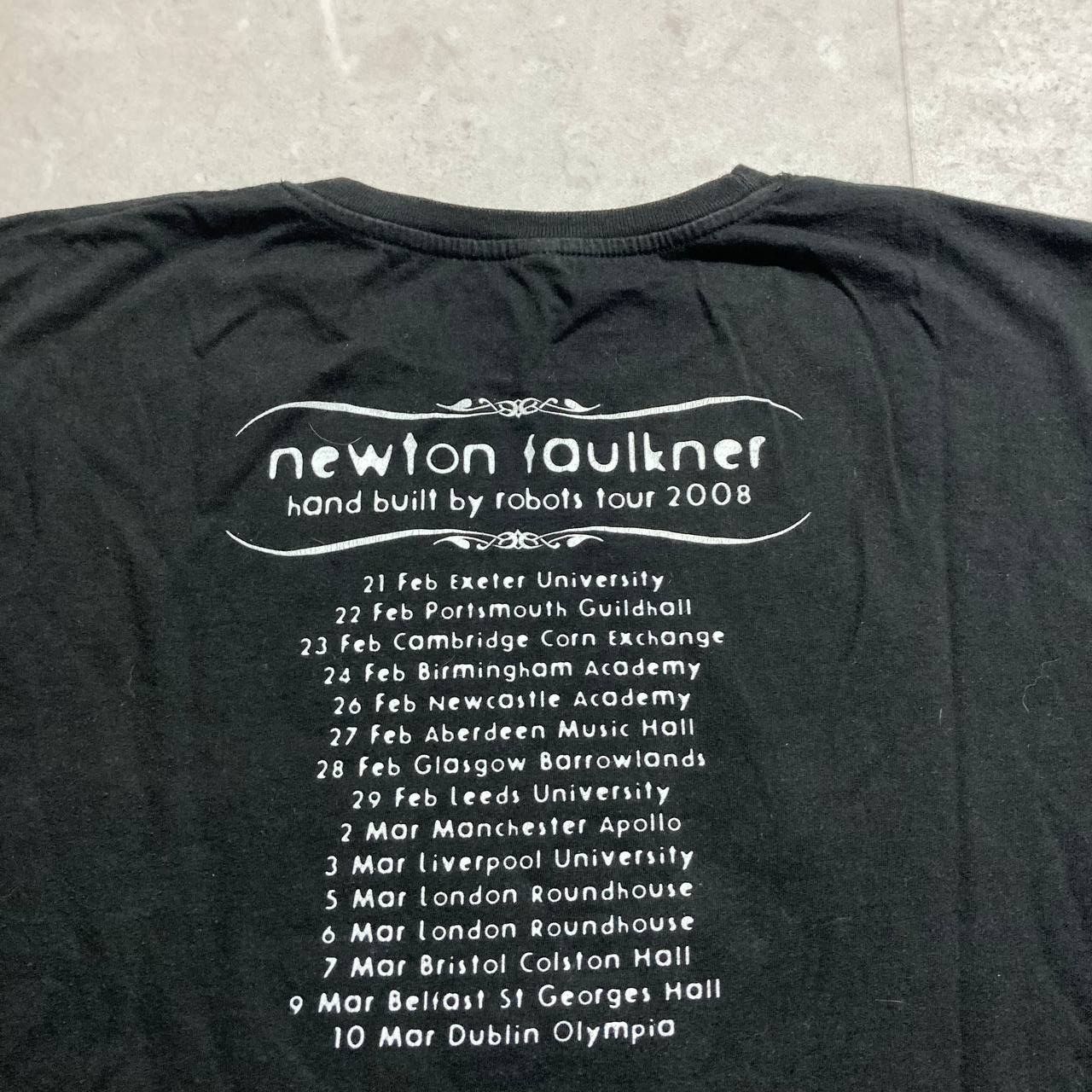 Band Tees Vintage Newton Faulkner Folk Rock Band Tour Tee Size US XL / EU 56 / 4 - 8 Thumbnail