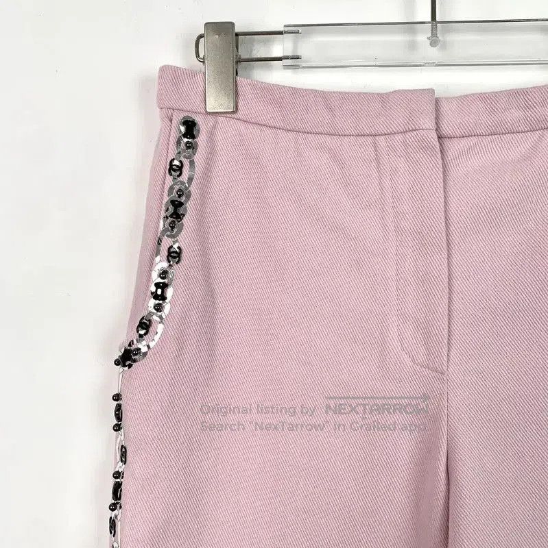 Chanel Chanel Pink Cotton Women's Shorts . Size 23" - 3 Thumbnail