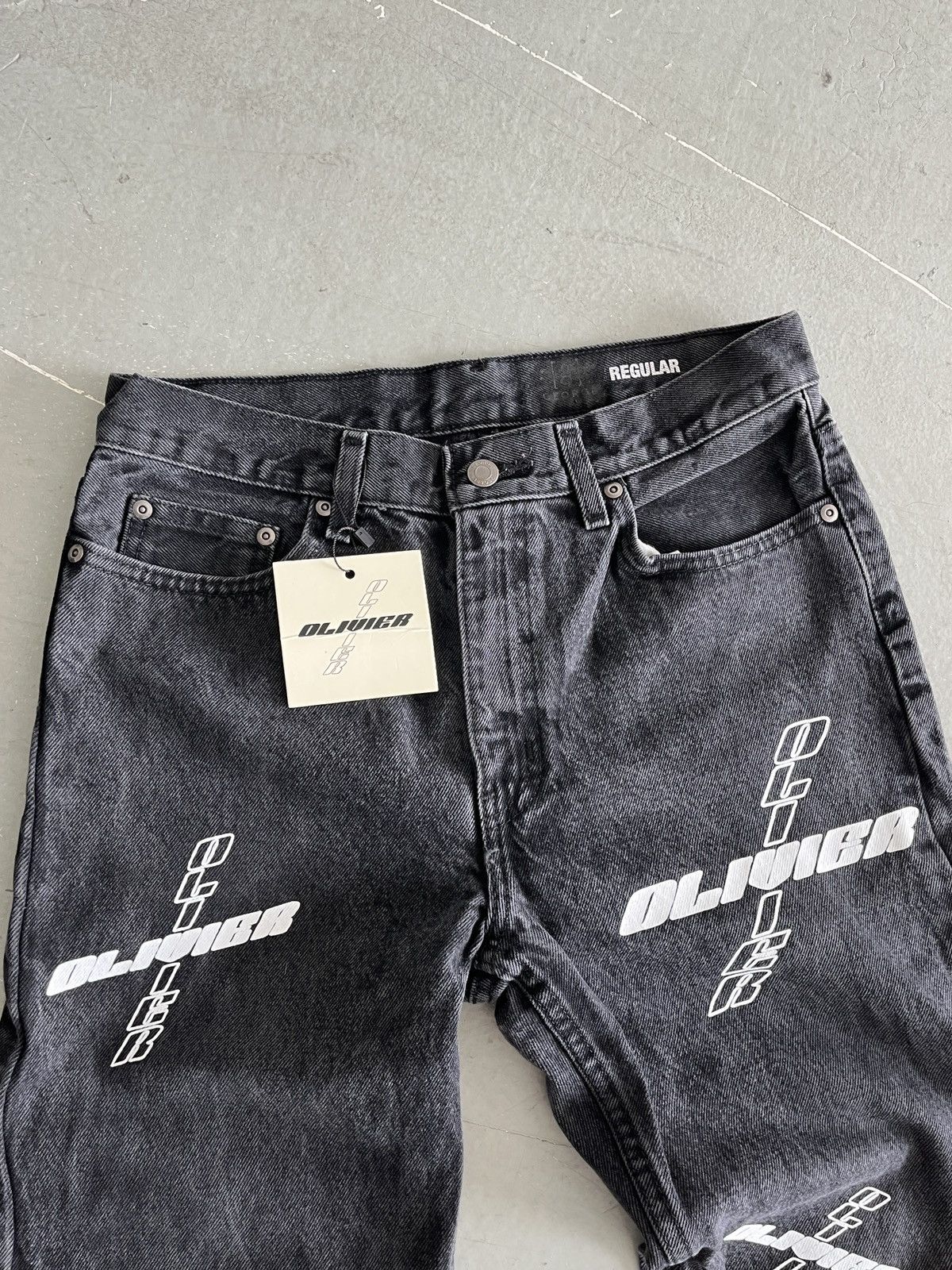 Other Olivier Rogers Logo Denim Jeans (unisex) Size US 31 - 5 Thumbnail