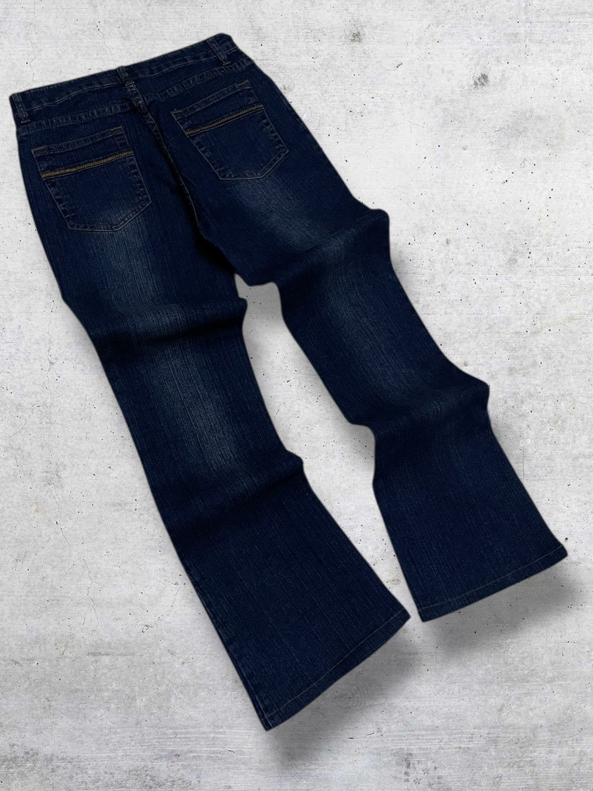 Hysteric Glamour VINTAGE HAPHAZARD JAPAN DESIGNER 90S OG STUDDED FLARED DENIM Size US 26 / EU 42 - 9 Thumbnail