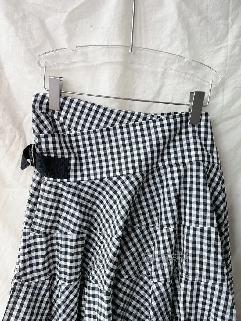 Comme des Garcons Comme des Garcons size M Black and white checkered irregul Size 23" - 4 Thumbnail