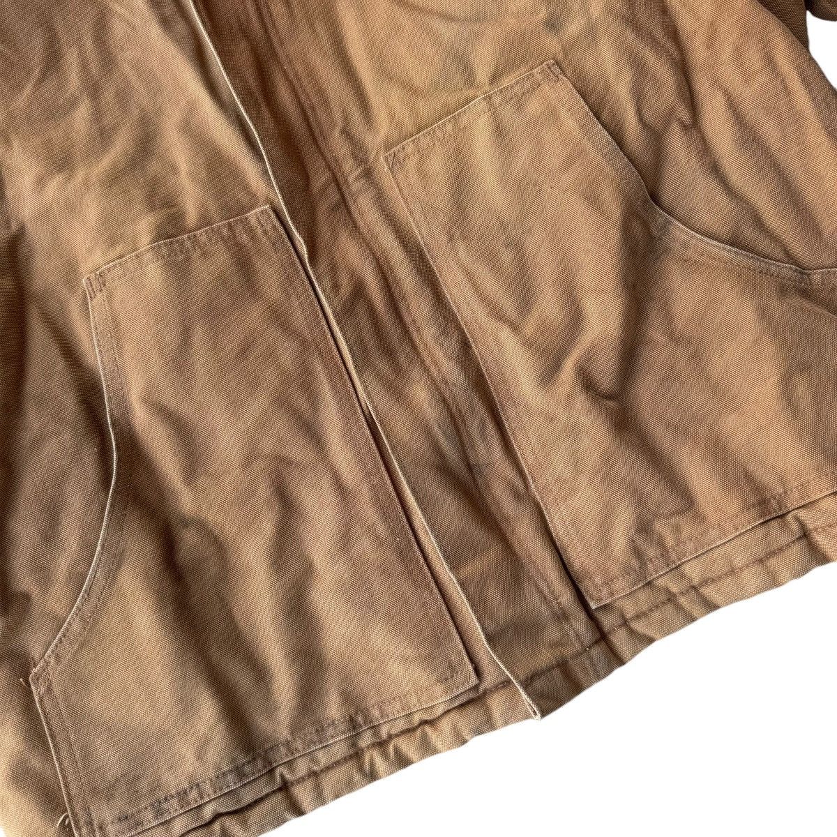 Carhartt × Vintage CARHARTT J02 BRN CANVAS BEIGE UTILITY JACKET VINTAGE DETROIT Size US L / EU 52-54 / 3 - 9 Thumbnail