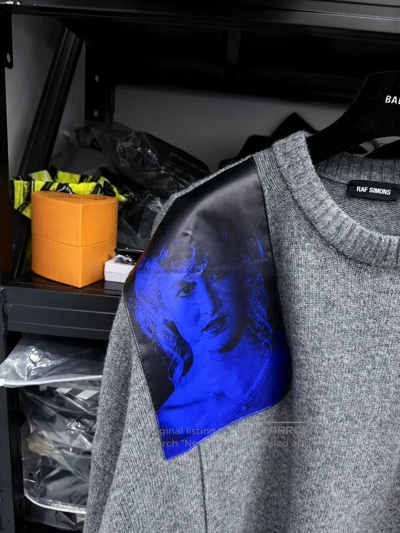 Raf Simons Raf Simons 19aw portrait silhouette patch sweater Size US S / EU 44-46 / 1 - 3 Thumbnail
