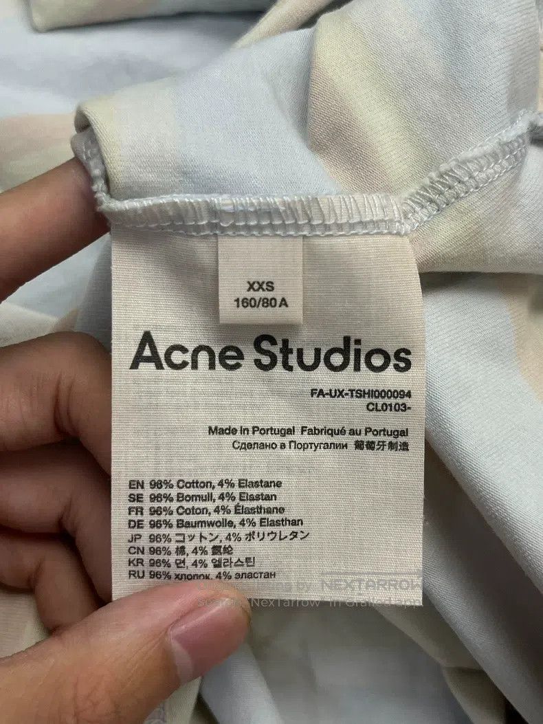 Acne Studios Acne Studios Striped Rainbow Smile Short-sleeve Size US XXS / EU 40 - 4 Thumbnail