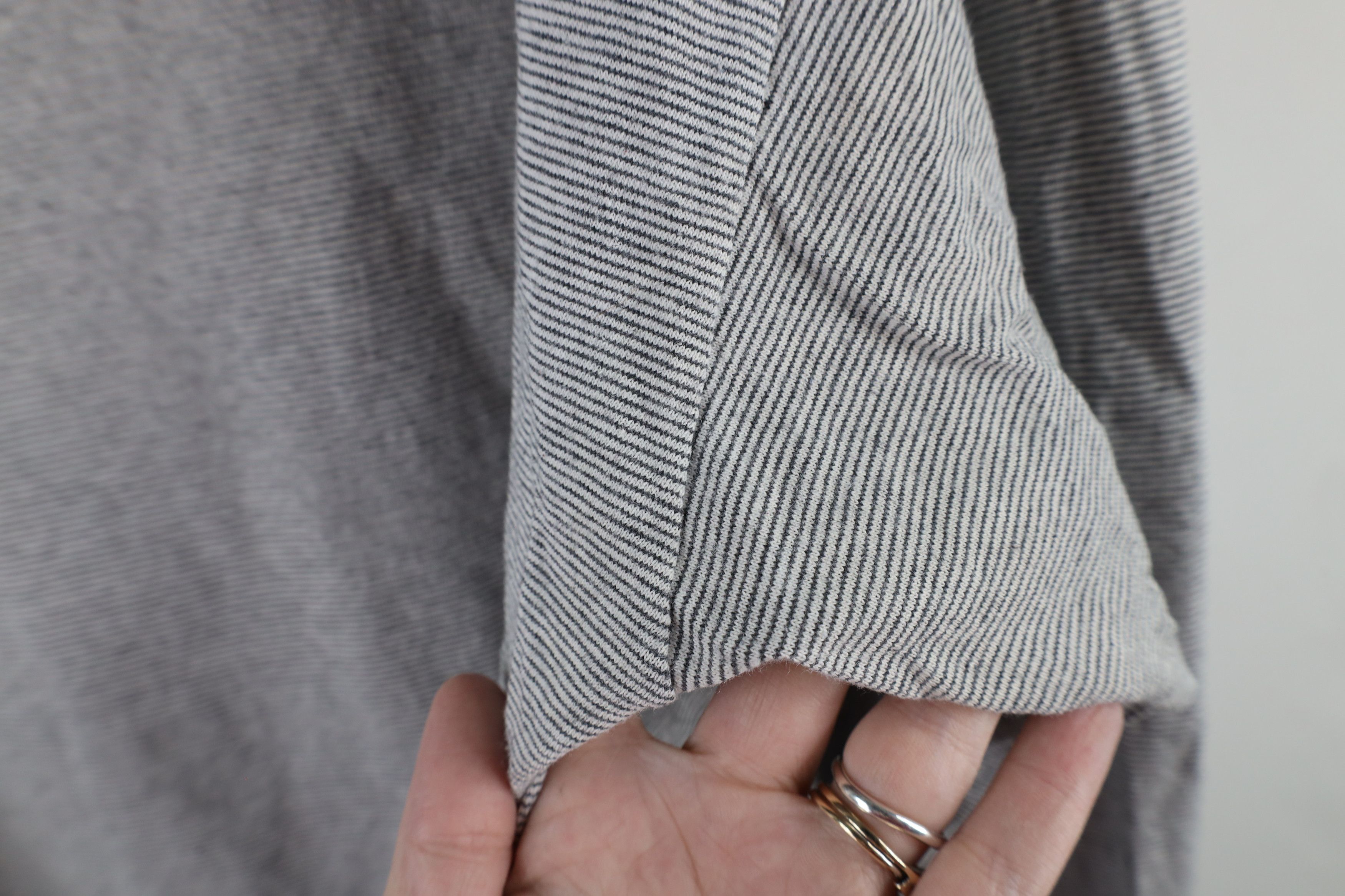 Vintage Vintage 90s Streetwear Striped Long Sleeve T-Shirt Cotton Size US XL / EU 56 / 4 - 9 Thumbnail