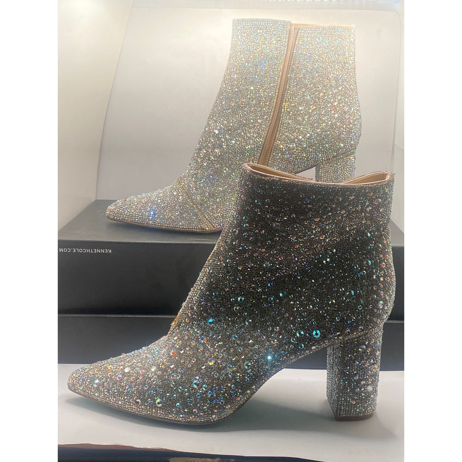 Betsey Johnson Betsy Johnson Cady Rhinestone Booties SB-CADY 11M Size US 11 / IT 41 - 3 Thumbnail