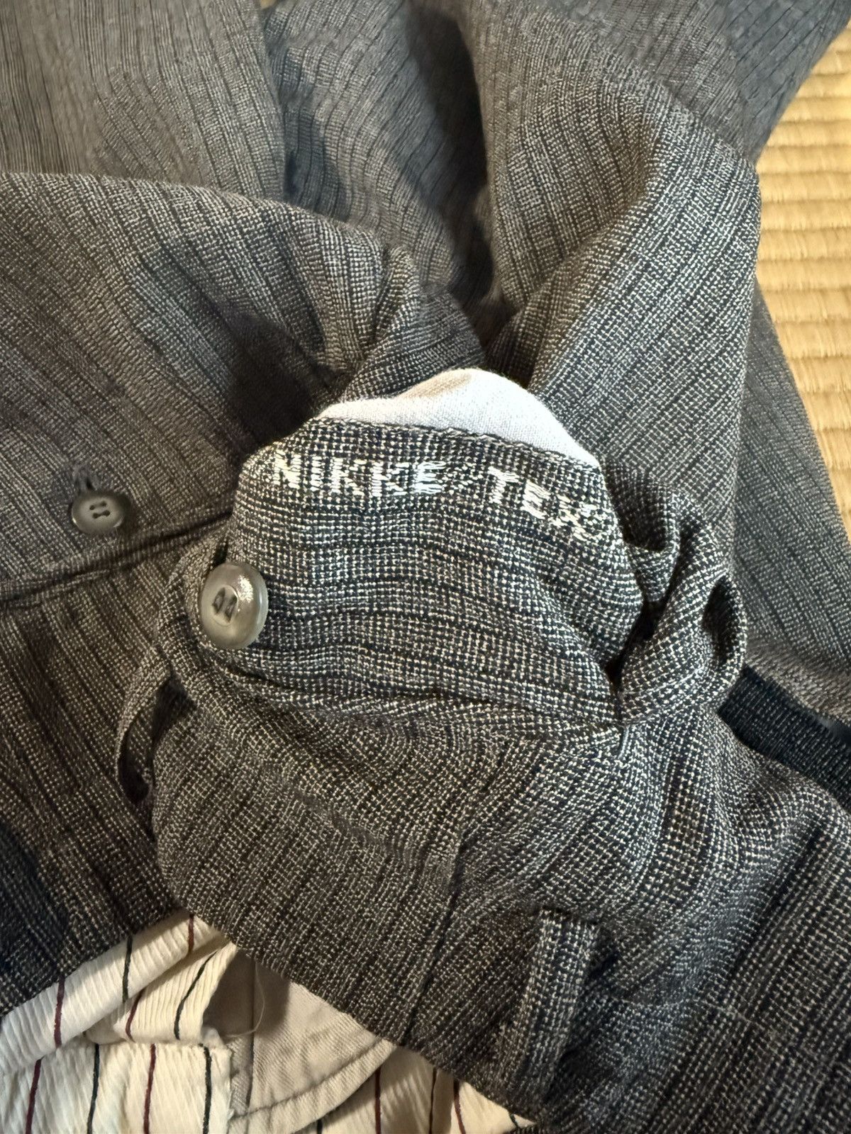 Other Spring&Summer Vintage Japanese NIKKE TEX All Wool Slacks Size US 31 - 7 Thumbnail