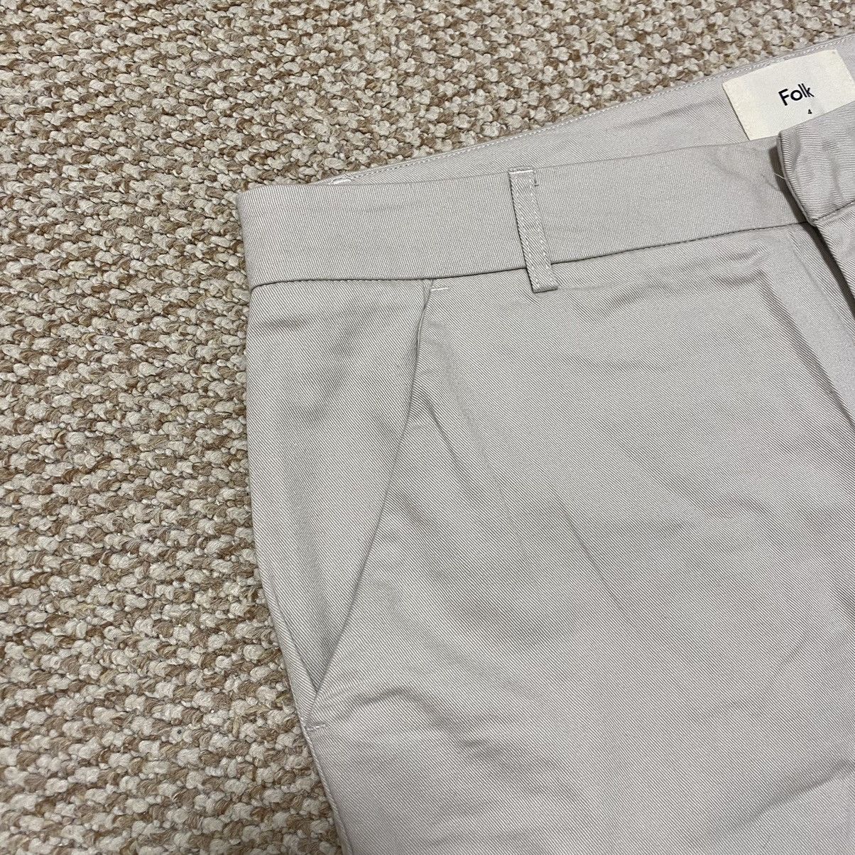 Folk Folk beige casual cotton chino pants - size 4 Size US 35 - 7 Thumbnail