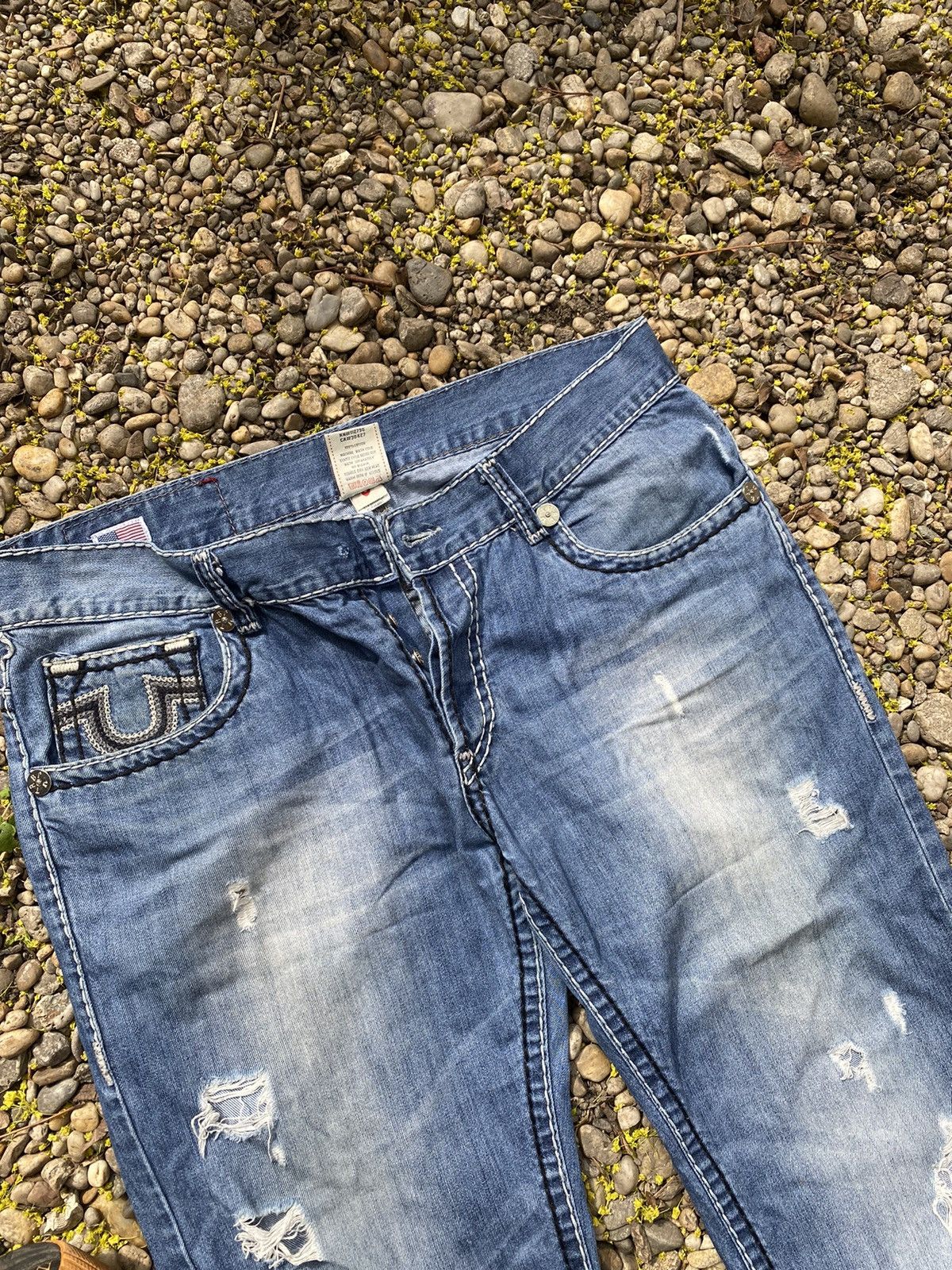True Religion × Vintage Vintage True Religion Y2K Jeans Size US 38 / EU 54 - 12 Thumbnail
