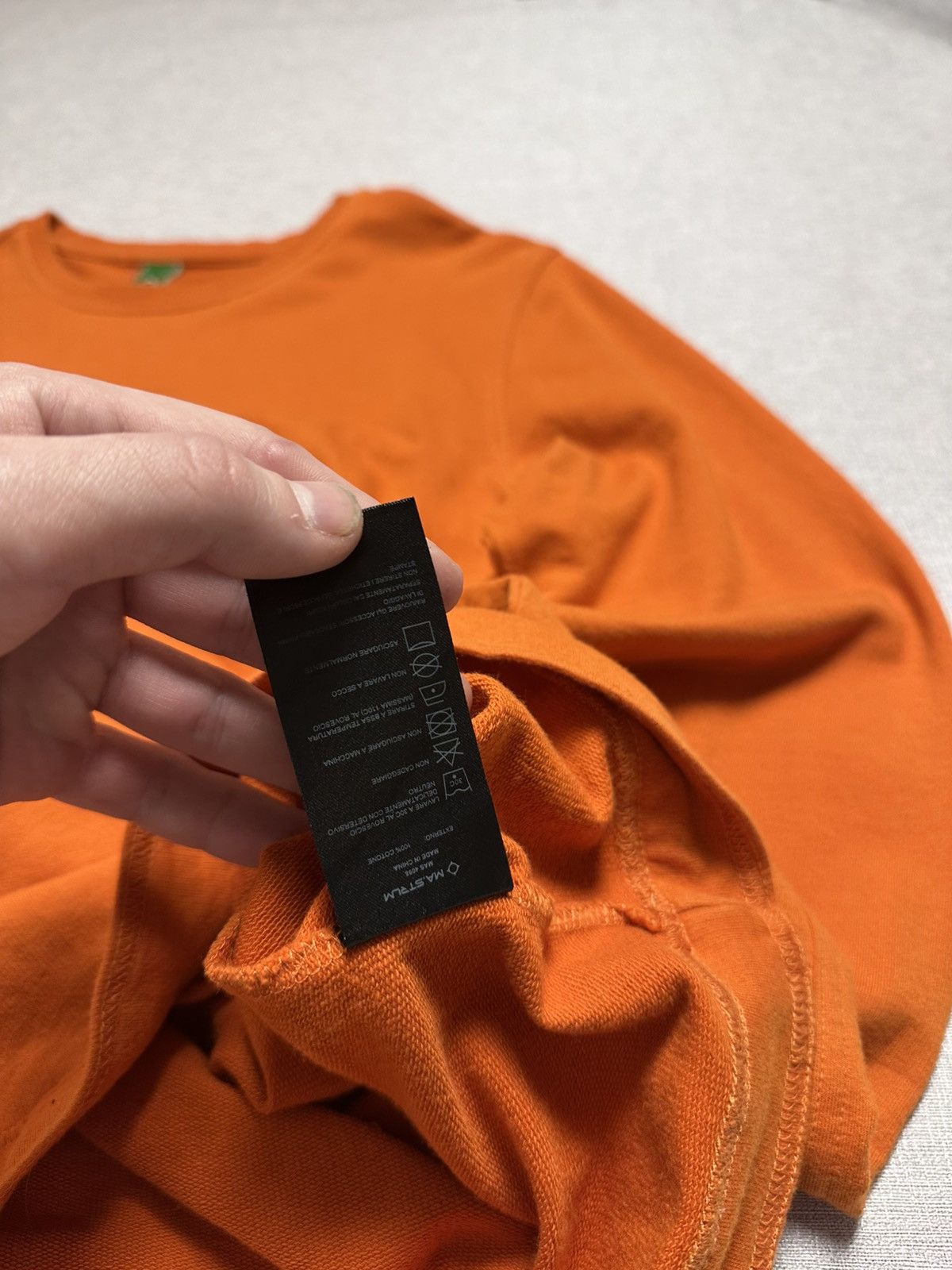 MA.STRUM × Massimo Osti × Vintage MA.STRUM Techwear Sweatshirt – Bright Orange Size US M / EU 48-50 / 2 - 10 Thumbnail