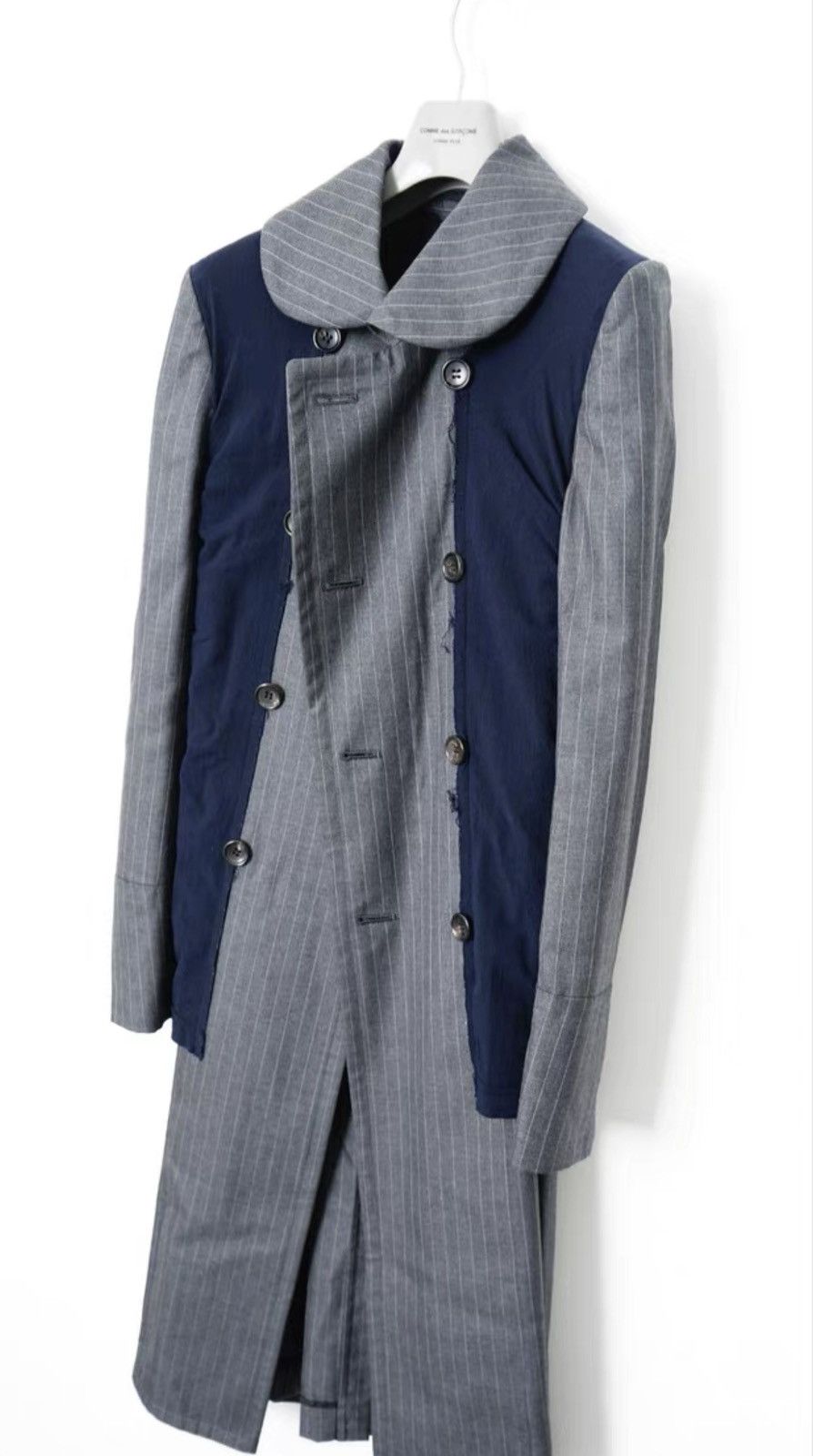 Comme des Garcons Comme des Garçons Panel Mid-Length Coat with Mandarin Collar Size US S / EU 44-46 / 1 - 2 Thumbnail