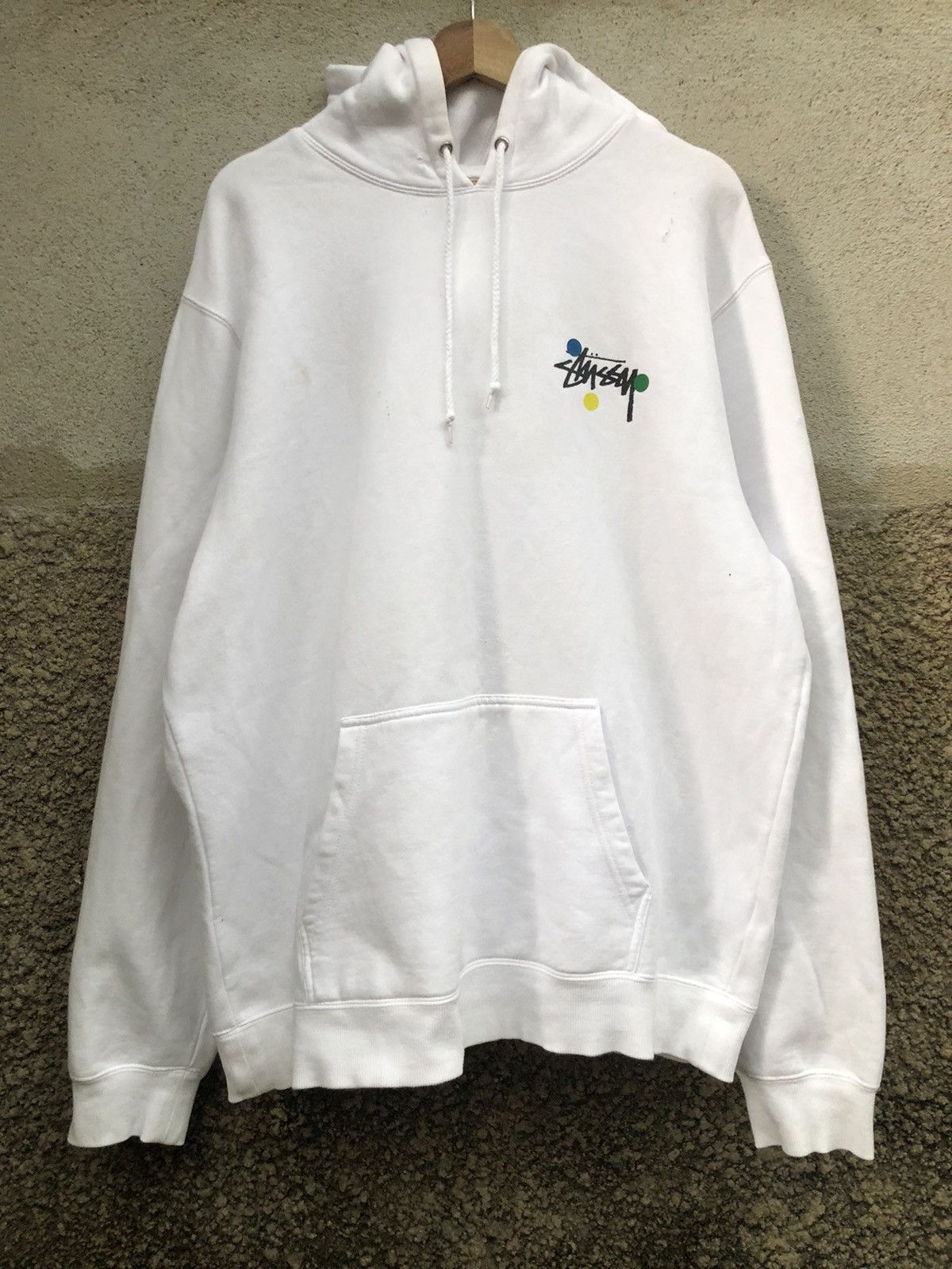 Stussy × Vintage Vintage Stussy International Hoodie Distressed Size US XL / EU 56 / 4 - 2 Thumbnail