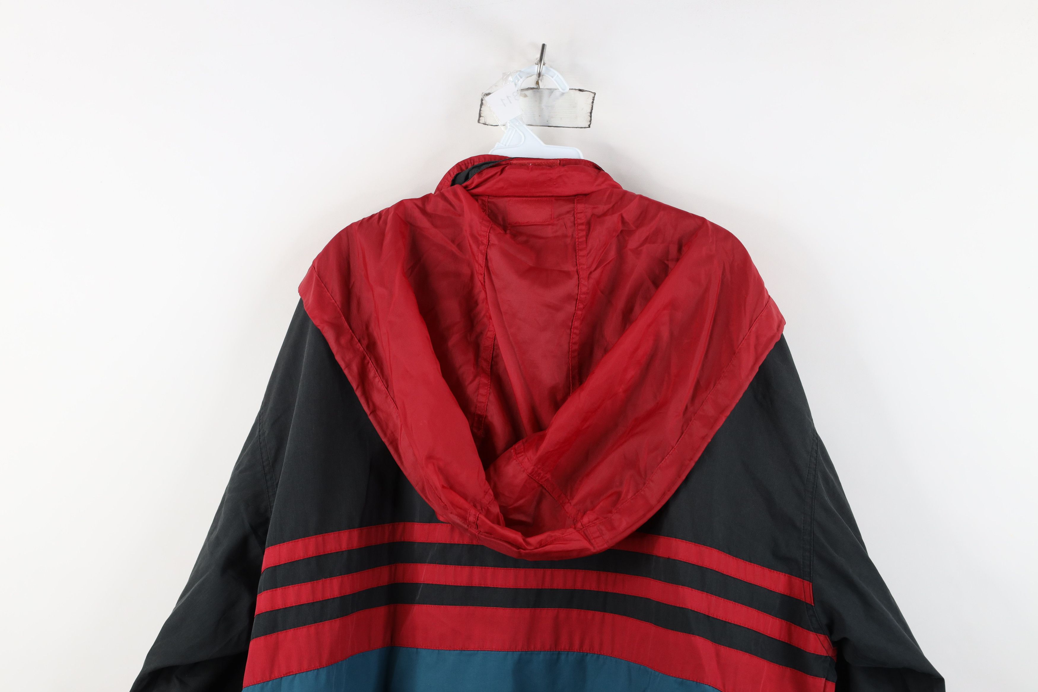 Vintage Vintage 90s Streetwear Reversible Hooded Sailing Jacket Size US XL / EU 56 / 4 - 10 Thumbnail