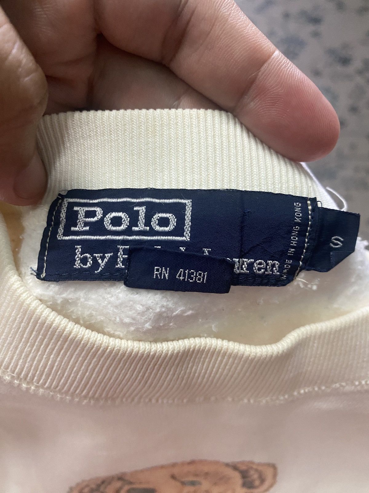 Designer × Polo Ralph Lauren × Vintage 💥RARE💥VINTAGE POLO RALPH LAUREN BEAR SWEATSHIRT🔥 Size US S / EU 44-46 / 1 - 14 Thumbnail