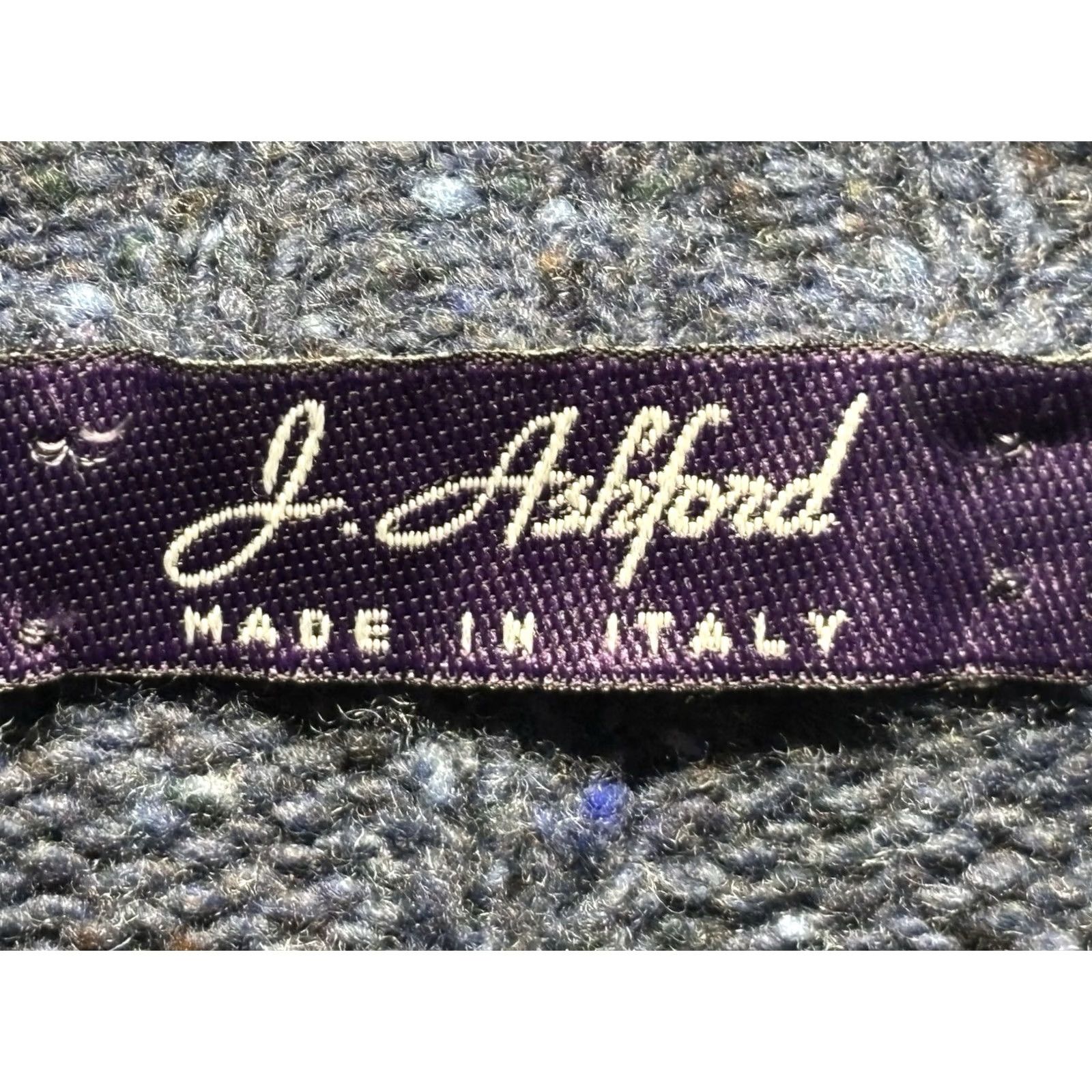 Vintage VINTAGE J. Ashford Wool Sweater Men XL Blue 1/4 Zip 90s Made In Italy Pullover Knit Mock Neck Long Sleeve Ribbed Wool Blend Mens Size US XL / EU 56 / 4 - 4 Thumbnail