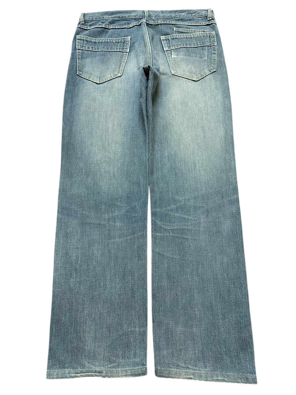 Japanese Brand Vintage Japanese Brand Mud Faded Stone Wash Distress Loose Size US 34 / EU 50 - 2 Thumbnail