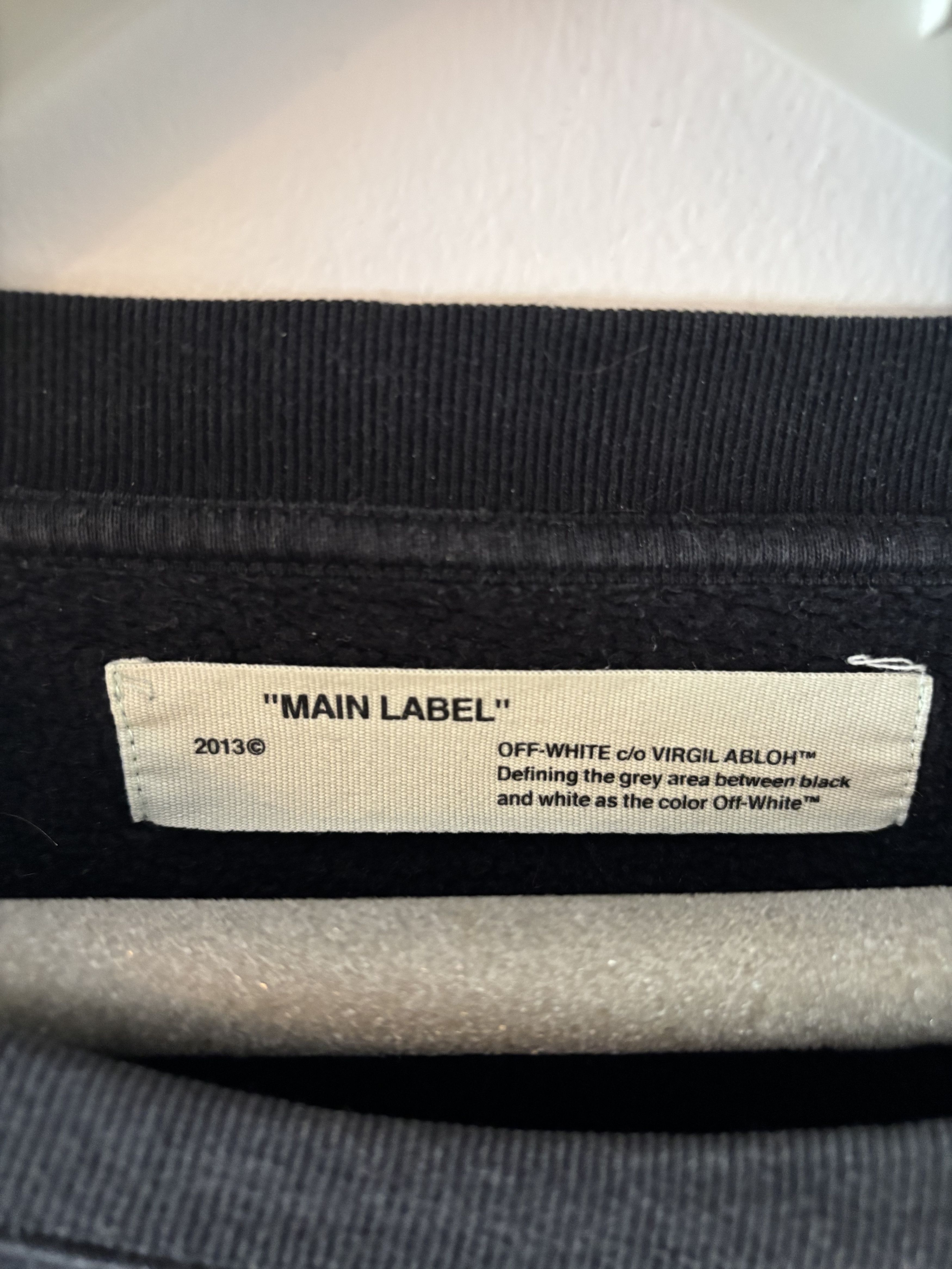 Off-White Off White Crewneck // I was Just Thinking Size US L / EU 52-54 / 3 - 2 Thumbnail