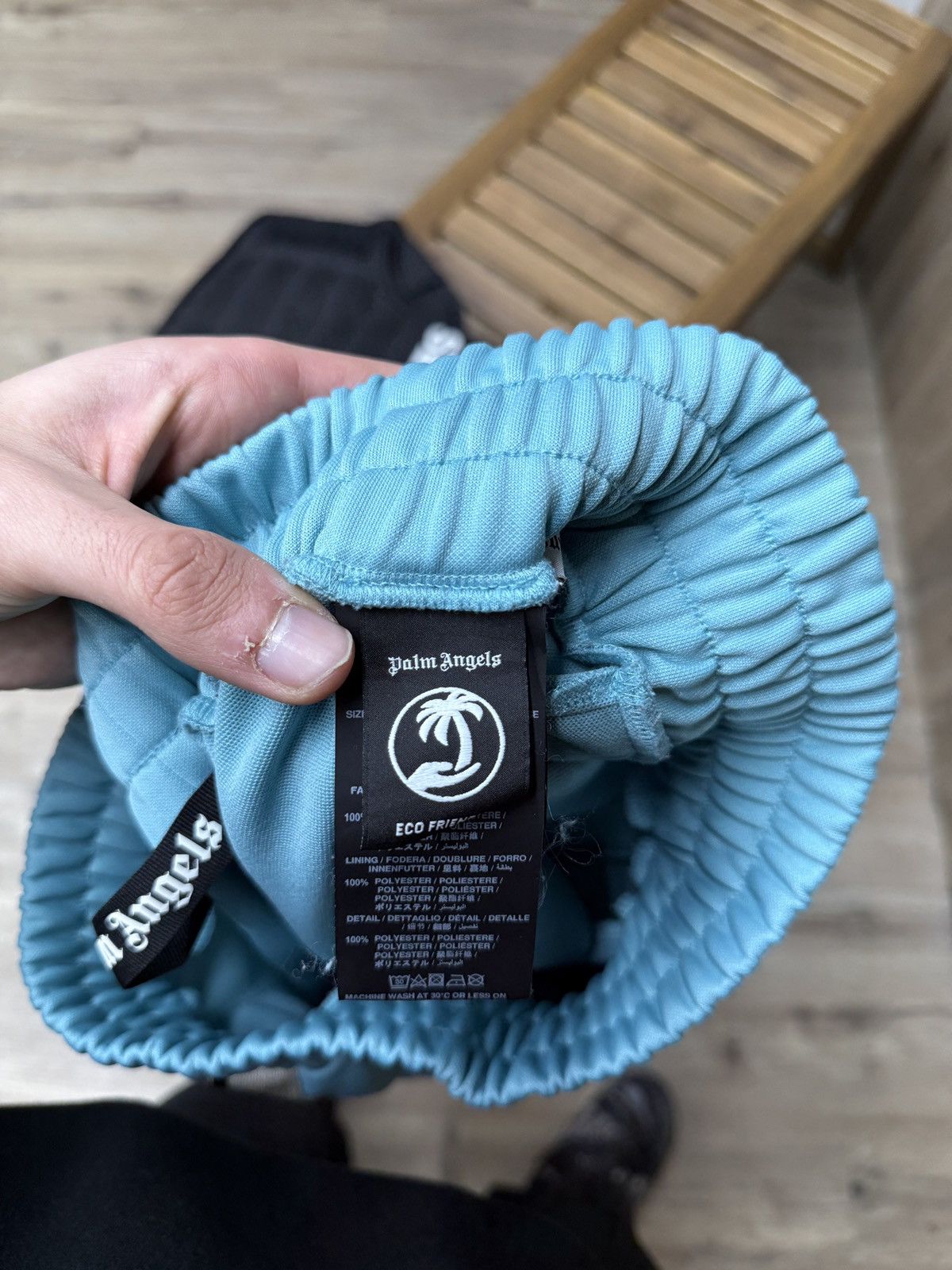 Palm Angels Palm Angels Baby Blue Sweatpants Size US 30 / EU 46 - 9 Thumbnail