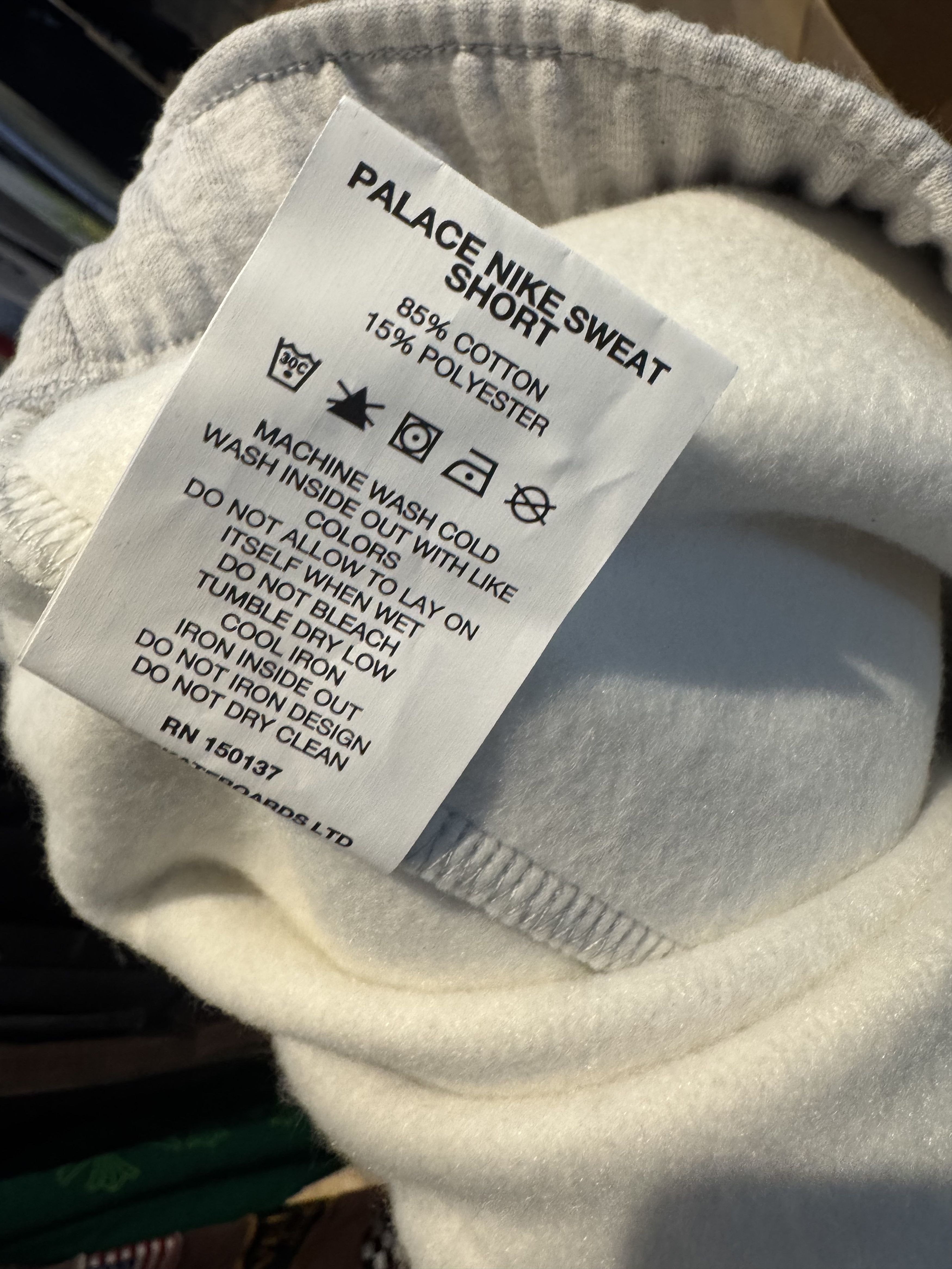 Palace Palace x Nike Sweat Shorts Grey Marl Size US 34 / EU 50 - 4 Thumbnail