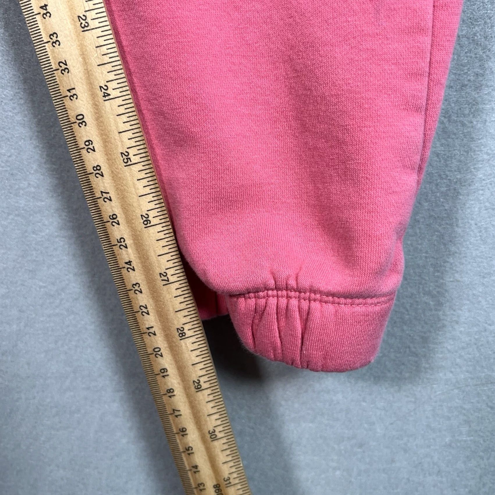 Zara ZARA Athletic Sweatpants Women's Small Pink Drawstring Pocket Activewear Size 24" / US 00 / IT 34 - 4 Thumbnail