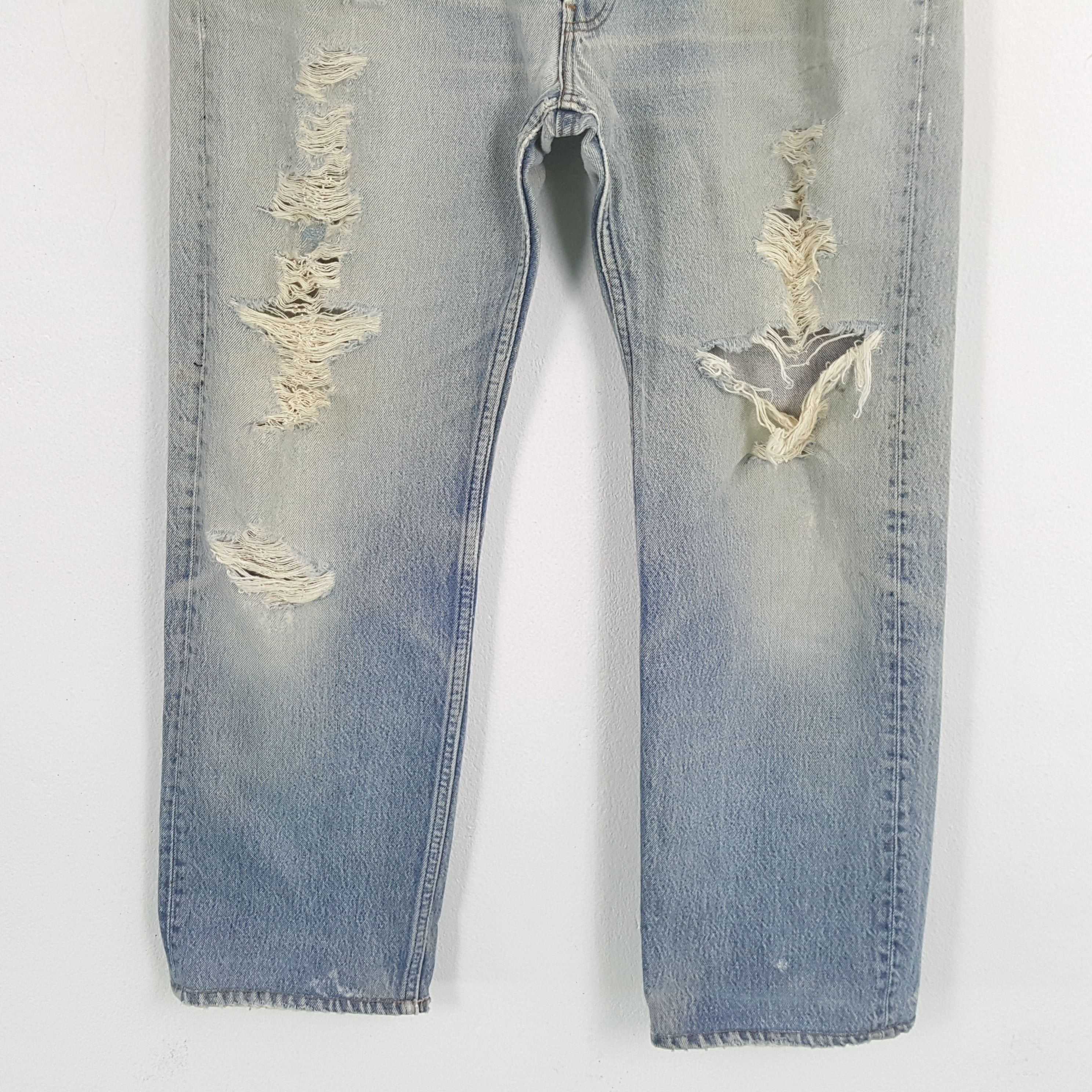 Japanese Brand × Levi's × Vintage LEVI'S Distressed Jeans Fashion Streetwear Style Size US 36 / EU 52 - 3 Thumbnail