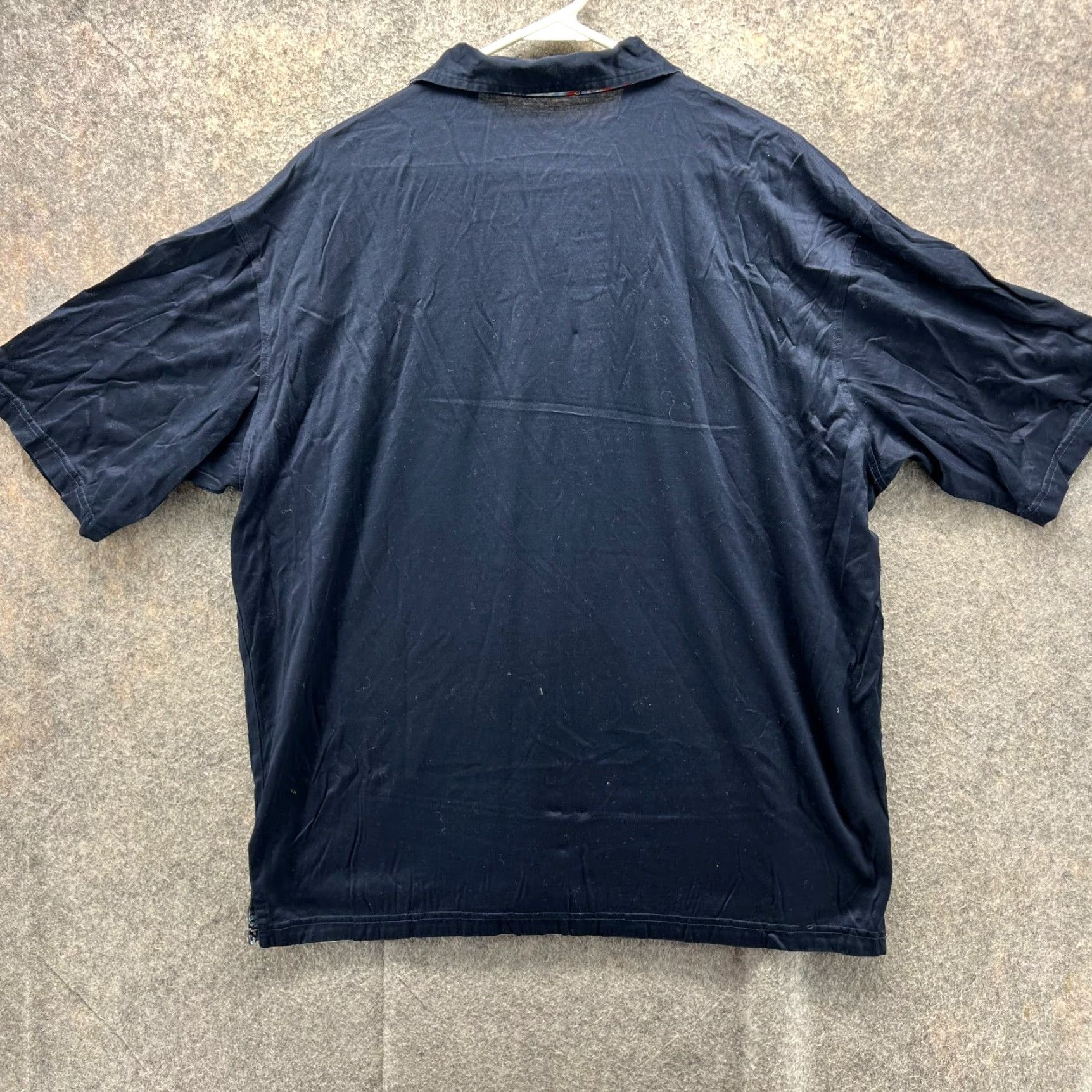 BUGATCHI VINTAGE Bugatchi Uomo Polo Shirt Mens Large Blue Logo VTG Golf Club Size US L / EU 52-54 / 3 - 2 Thumbnail