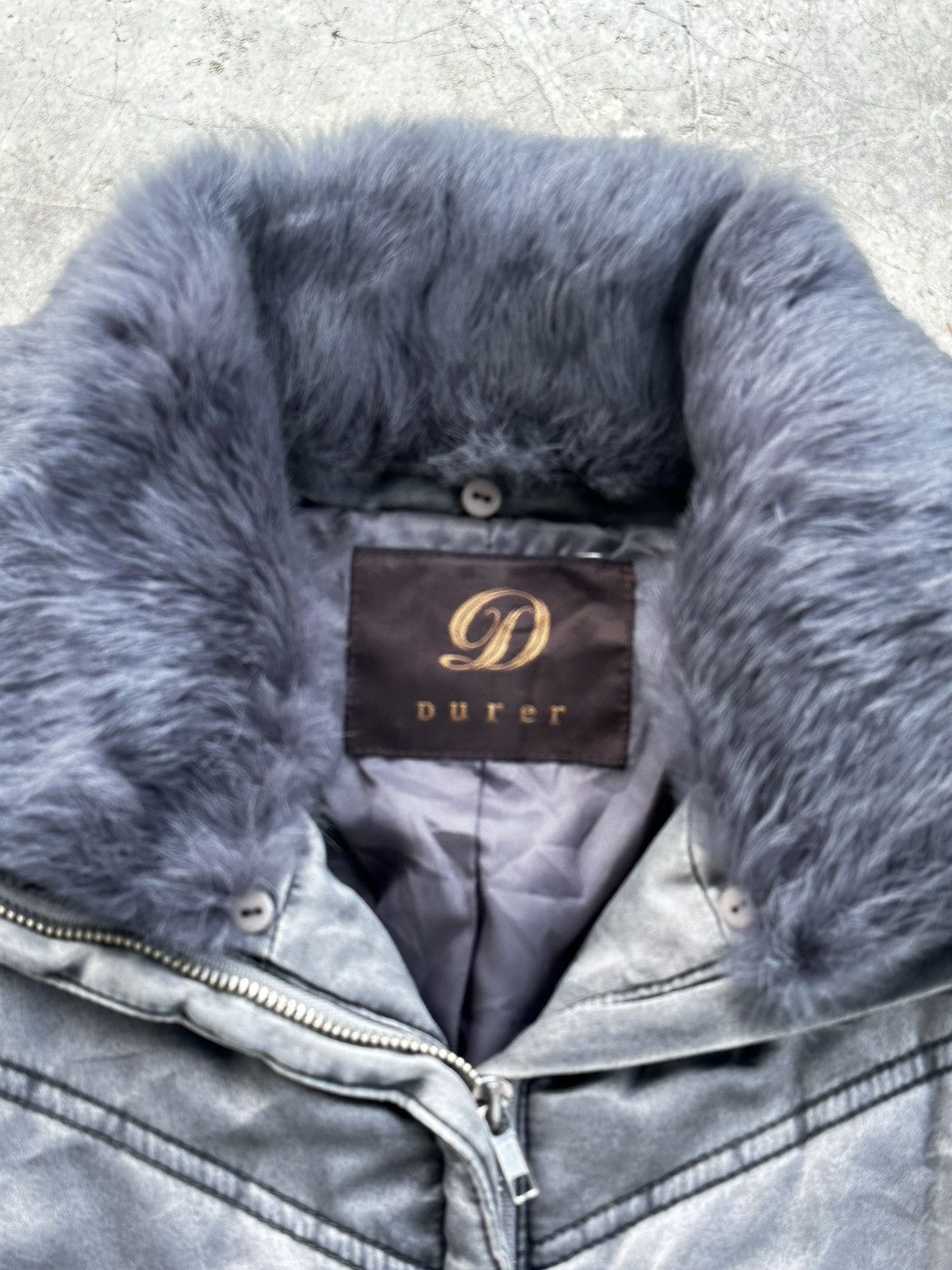 Japanese Brand Durer Fur Quilted Down Puffer Y2k Size US M / EU 48-50 / 2 - 3 Thumbnail