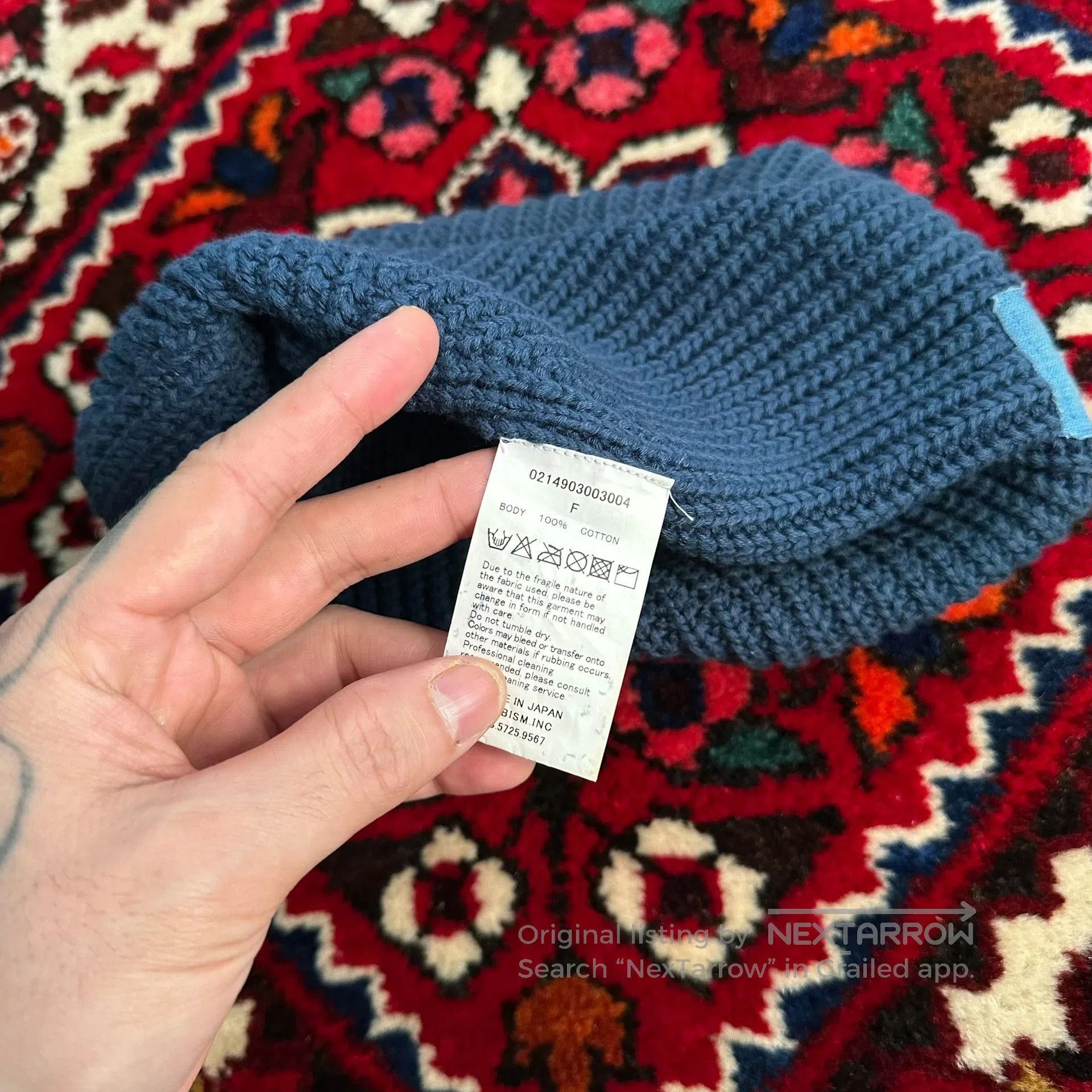 Visvim visvim knit beanie for cold weather. Size ONE SIZE - 5 Thumbnail