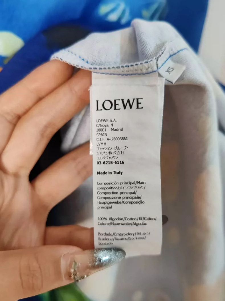 Loewe LOEWE Embroidered logo short sleeves Size US XS / EU 42 / 0 - 4 Thumbnail