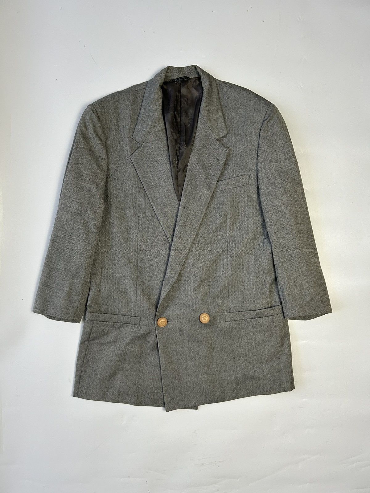 Designer × Versace GIANNI VERSACE DOUBLE BREAST BLAZER Size 46R - 1 Thumbnail