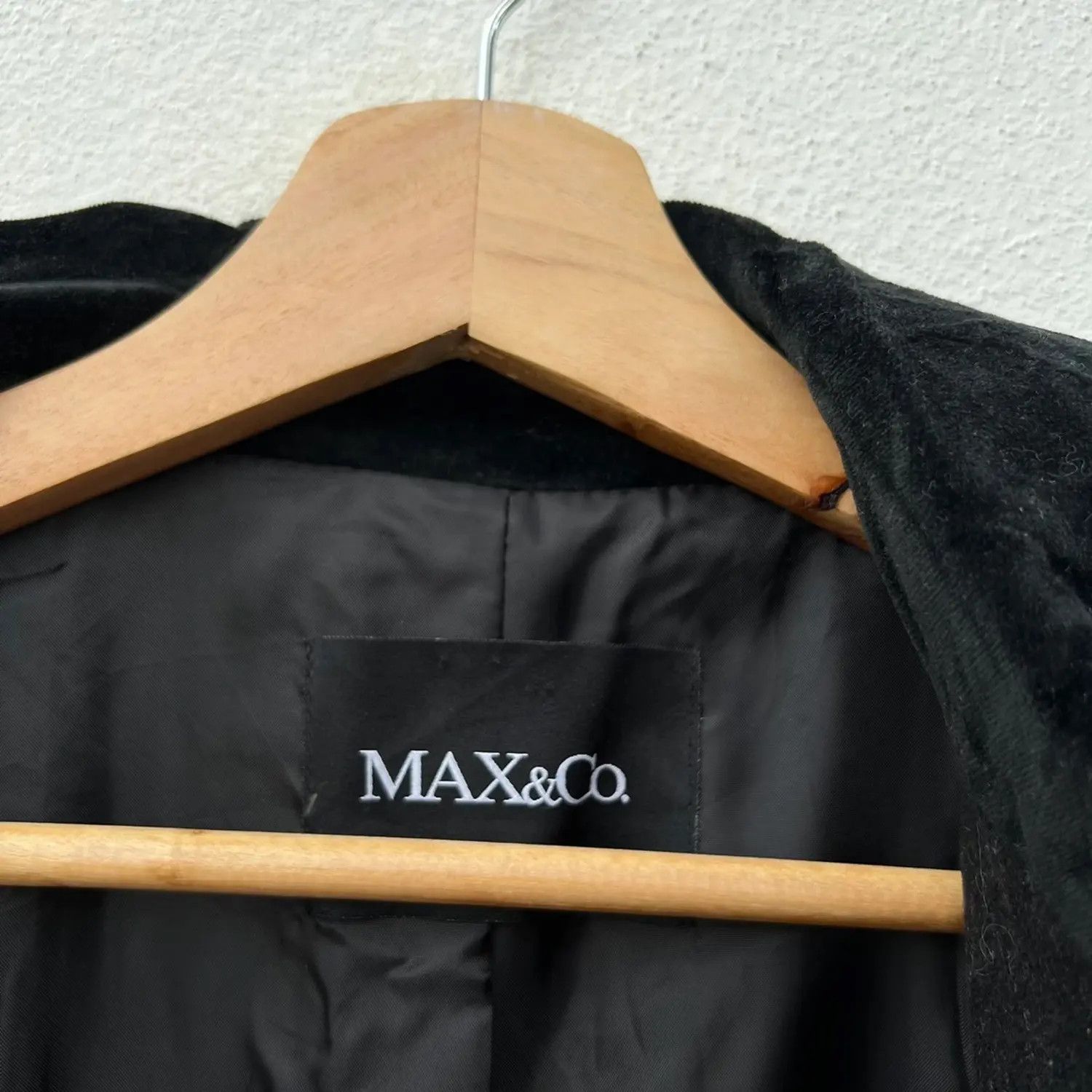 Max Mara MAX MARA Made In Italy Black Coat Max & Co Windbreaker Size M / US 6-8 / IT 42-44 - 7 Thumbnail