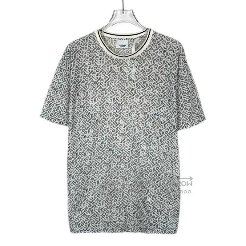 Burberry Burberry Color-Block Cotton T-Shirt for Women. Size S / US 4 / IT 40 - 1 Thumbnail