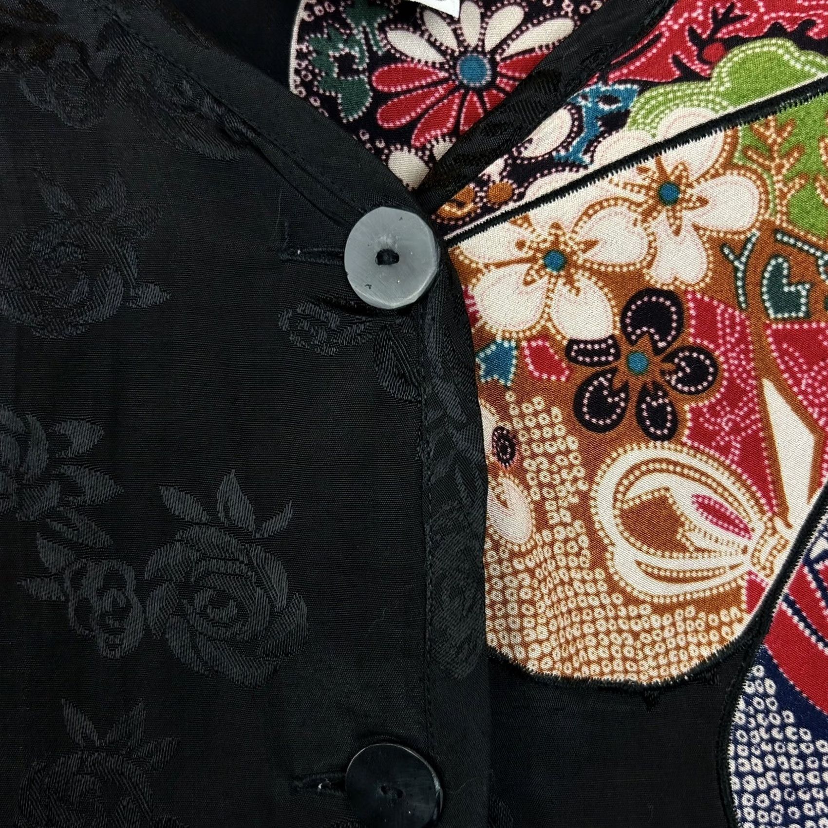 Globe Globe Trotter Blazer Womens S Multicolor Hippie Boho Button Shirt Jacket Size S / US 4 / IT 40 - 5 Thumbnail