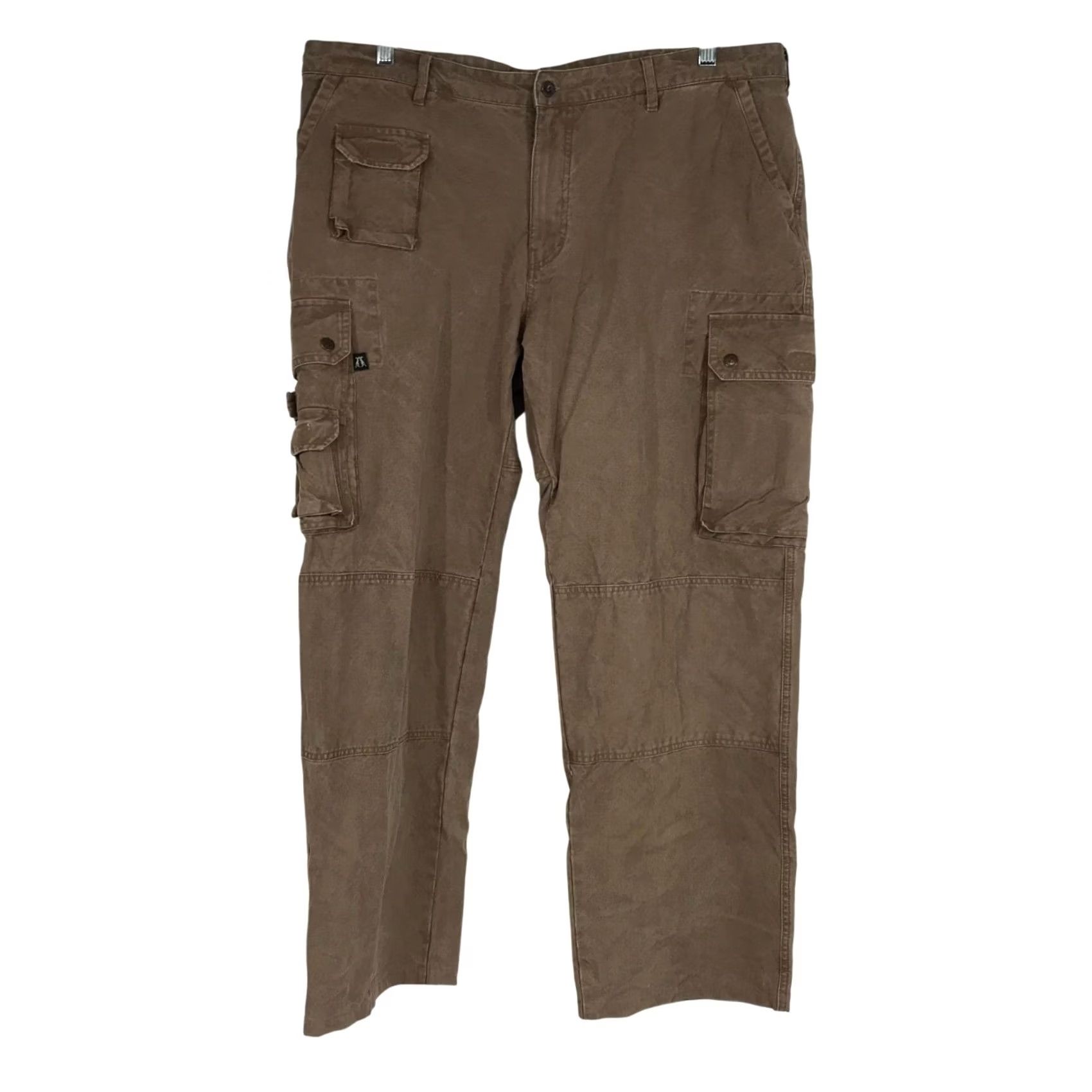 Vintage KAKADU PANTS Mens 42 Brown Cargo 30 Inseam Regular Size 42 Mens Pants Size US 42 / EU 58 - 2 Thumbnail
