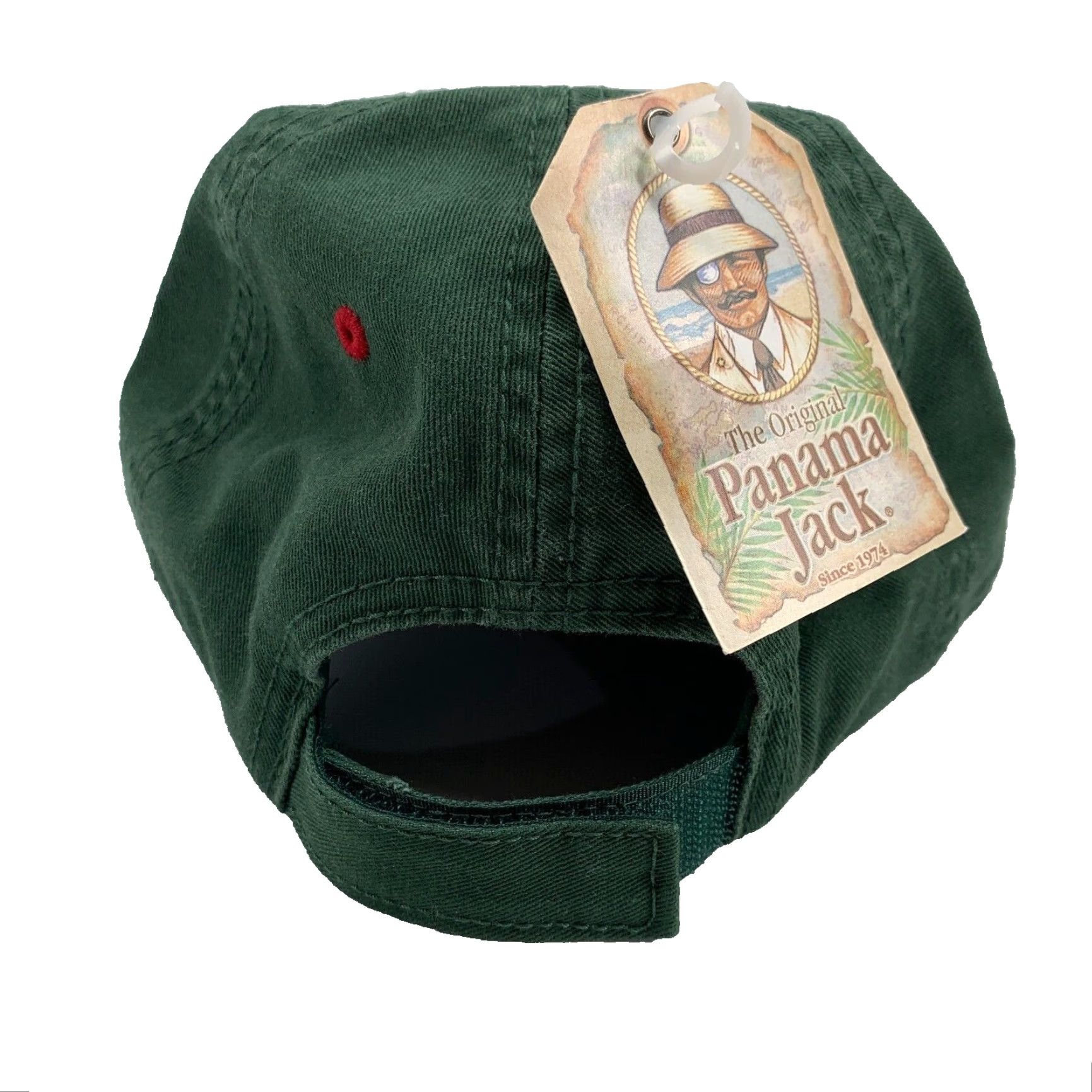 Panama Jack Panama Jack Baseball Cap Since 1974 Adjustable One Size Men Green New Hat Size ONE SIZE - 3 Thumbnail