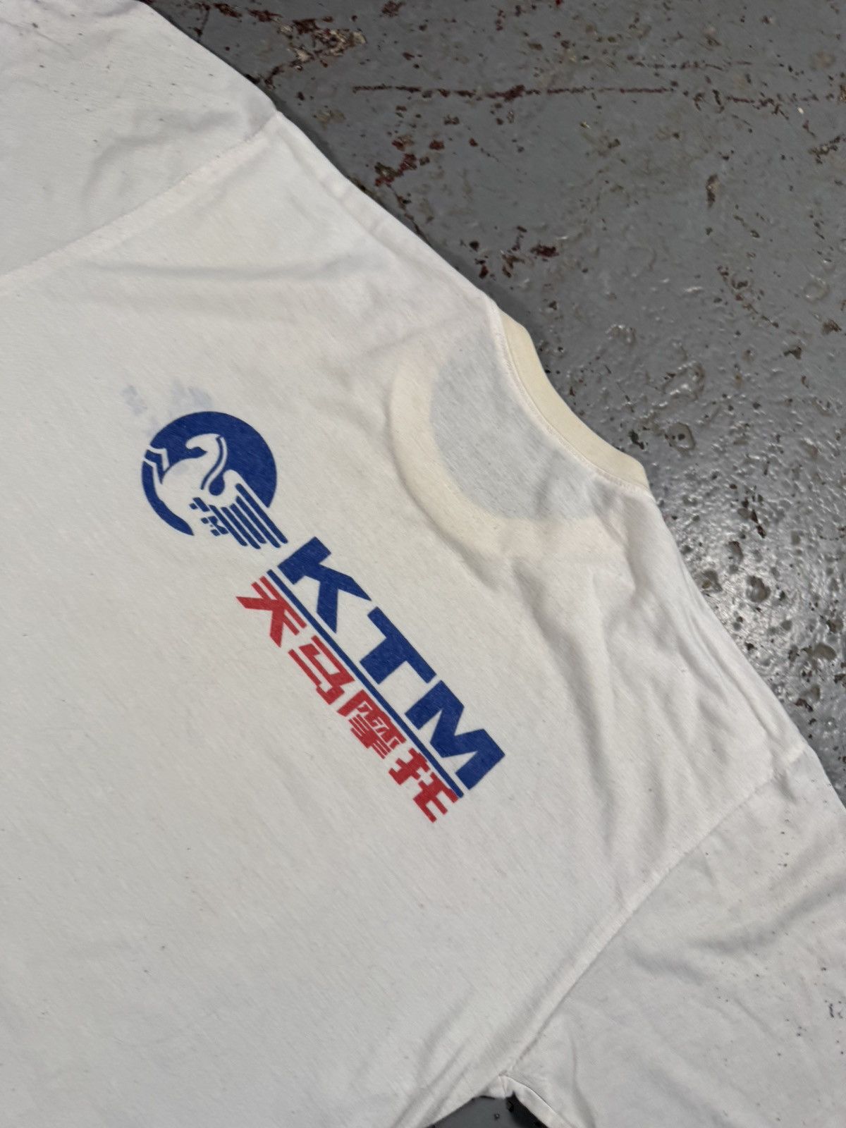 Other Vintage Ktm Racing White Japenese Tee Shirt Size US M / EU 48-50 / 2 - 3 Thumbnail