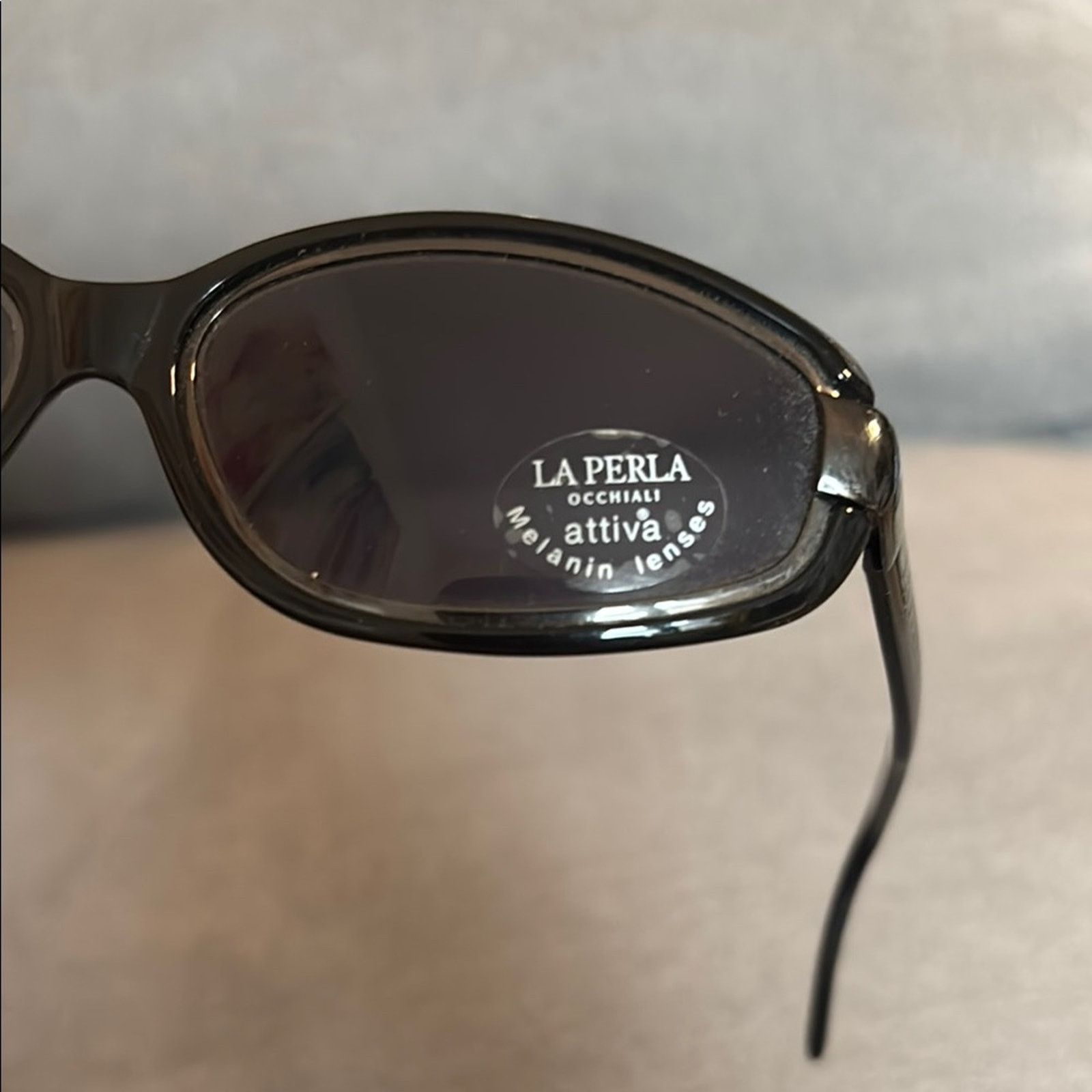 La Perla La Perla Elegant Black Sunglasses Size ONE SIZE - 5 Thumbnail