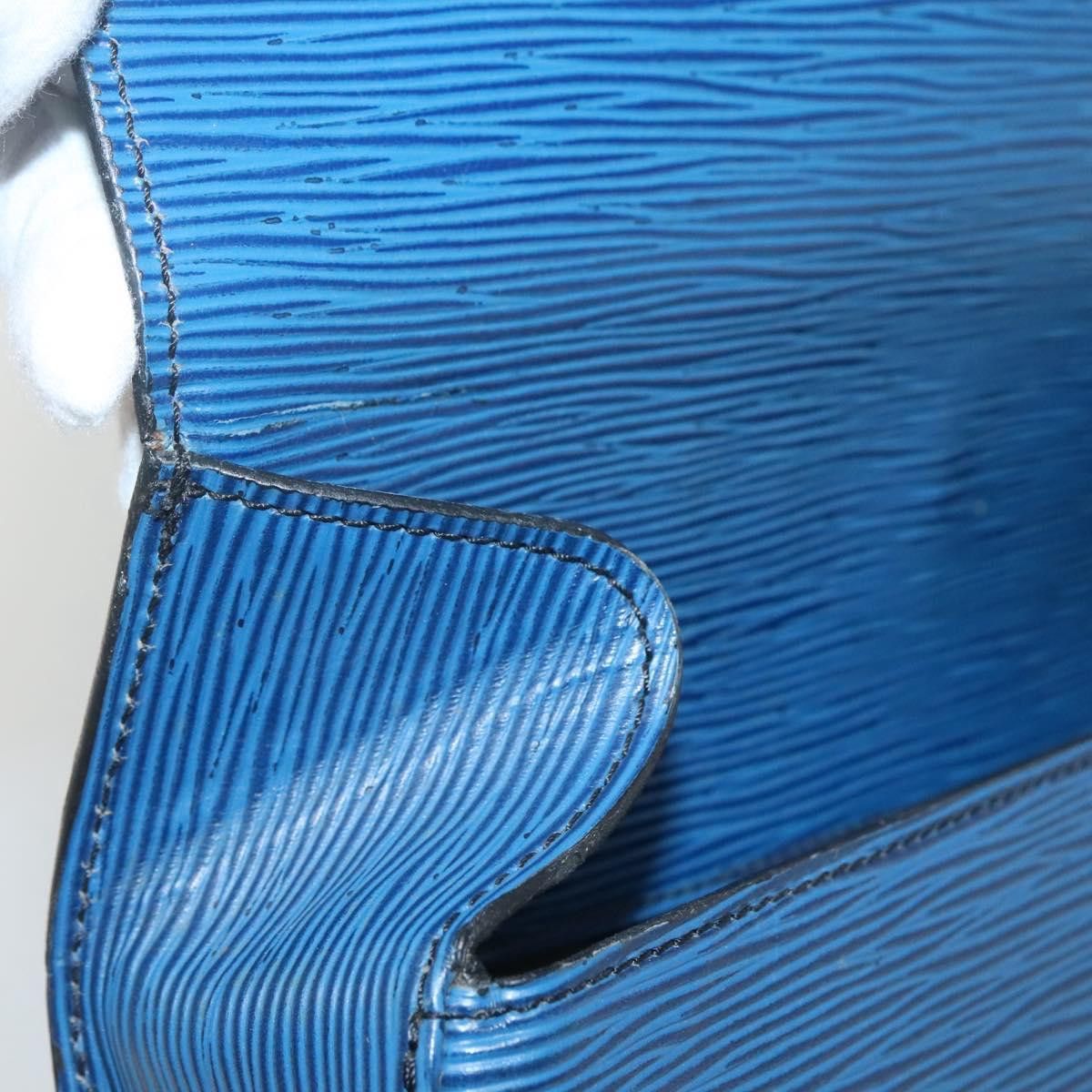 Louis Vuitton LOUIS VUITTON Epi Saint Cloud GM Shoulder Bag Toledo Blue Size ONE SIZE - 9 Thumbnail