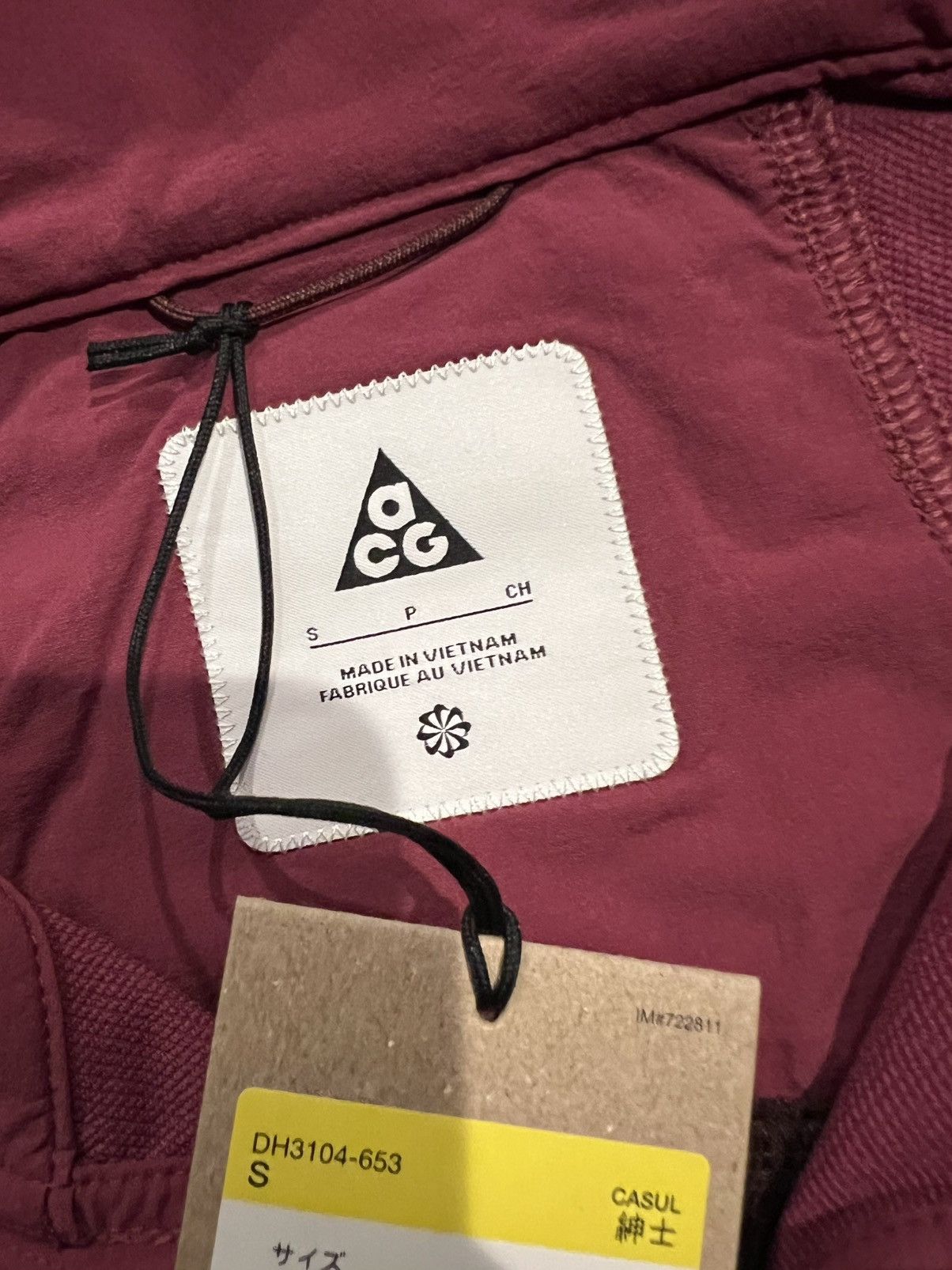Nike ACG Size Small SS23 Nike ACG Sun Farer Cordura Jacket Rosewood Size US S / EU 44-46 / 1 - 5 Thumbnail