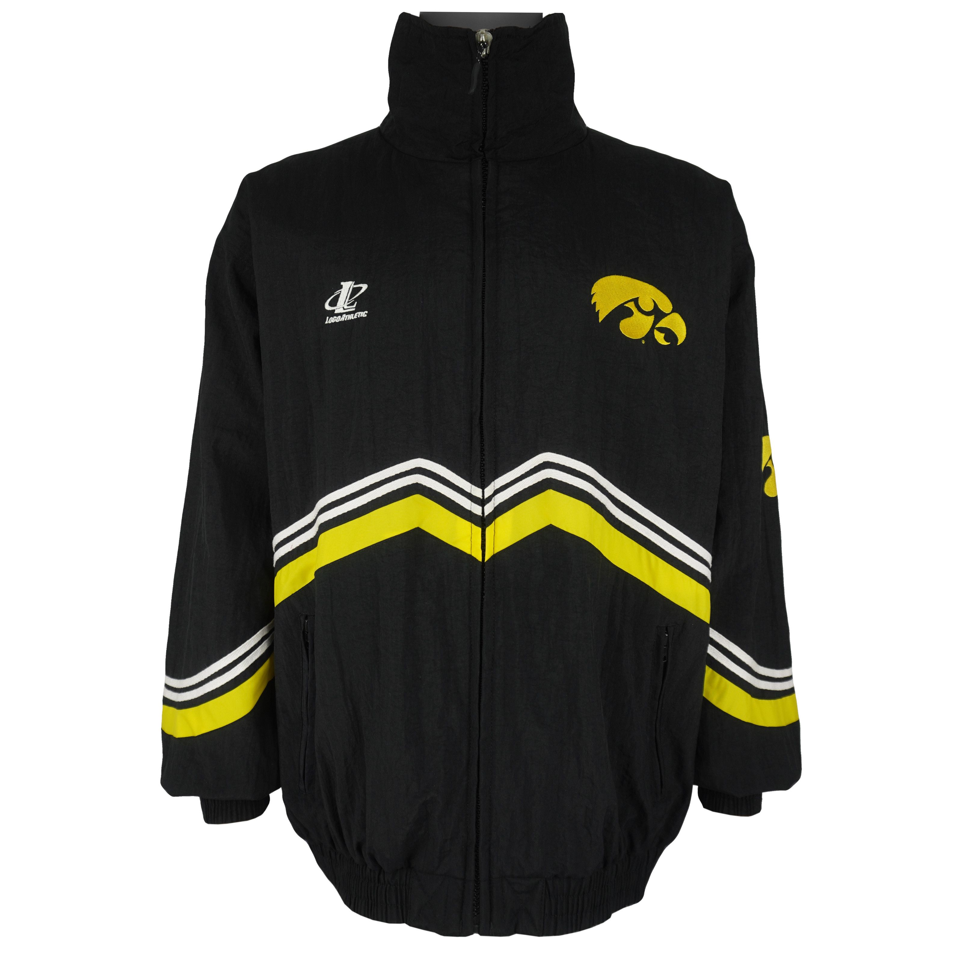 Logo Athletic NCAA - Iowa Hawkeyes Windbreaker 1990s Size US L / EU 52-54 / 3 - 3 Thumbnail